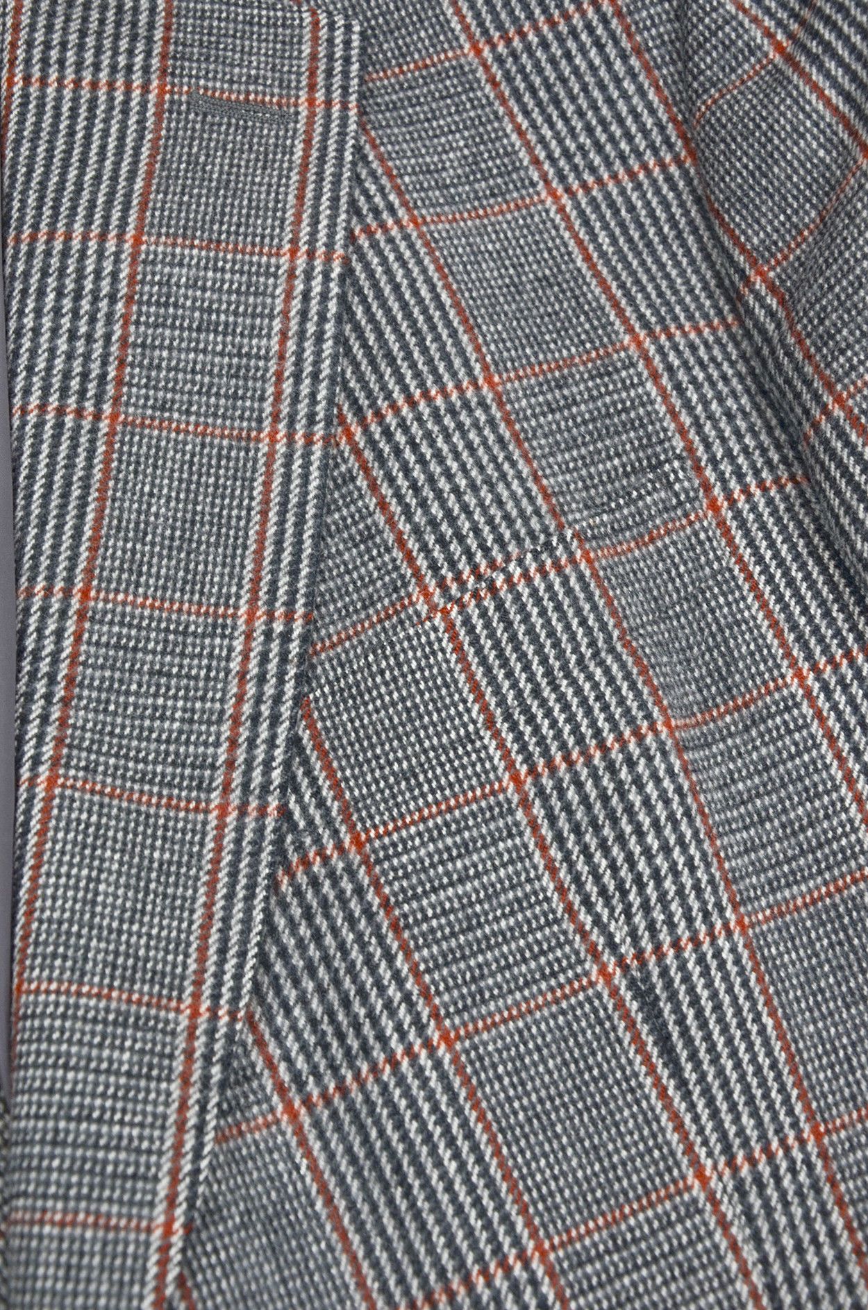 Ermenegildo Zegna Ermenegildo Zegna Wool Angora Check Blazer Grey - Size 54R Size 44R - 8 Thumbnail