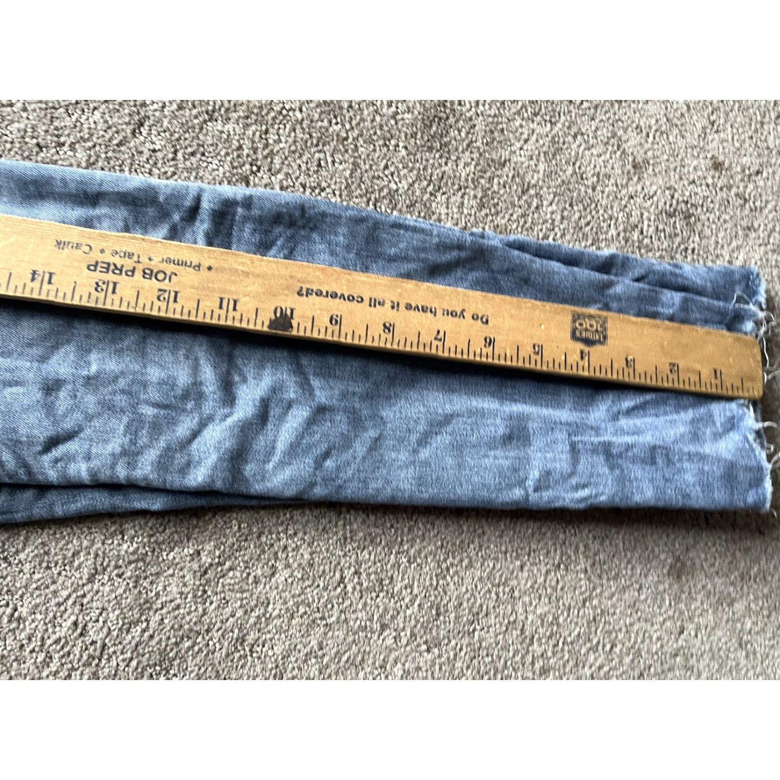 American Eagle Outfitters American Eagle Outfitters Jegging Dark Blue Distressed Crop Jeans Womens 4 High Rise 5-Pocket Denim Cotton Polyester Spandex Blue Size 27" / US 4 / IT 40 - 8 Thumbnail