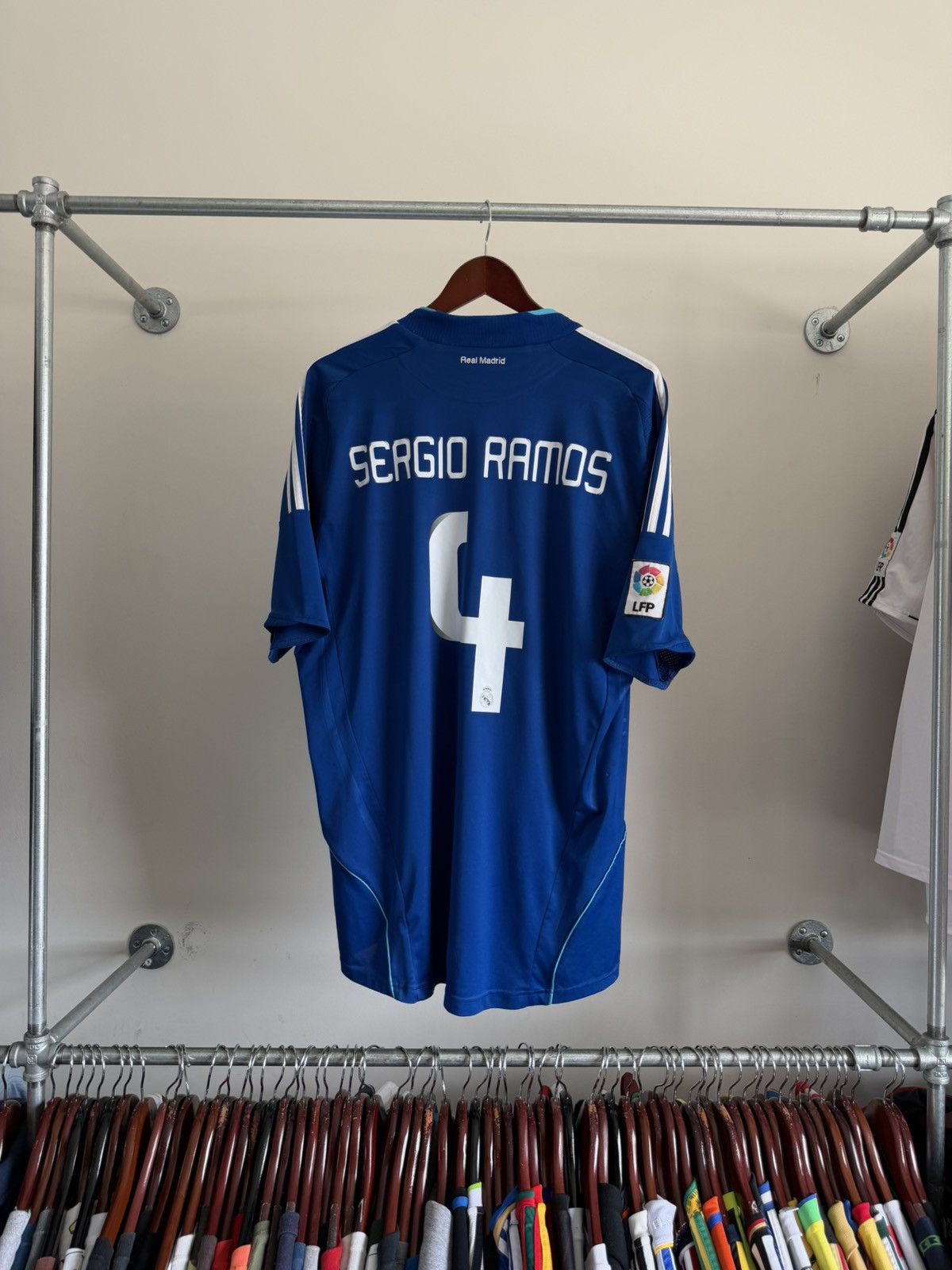 Adidas Real Madrid 2007-08 Sergio Ramos Away Size US XL / EU 56 / 4 - 1 Thumbnail