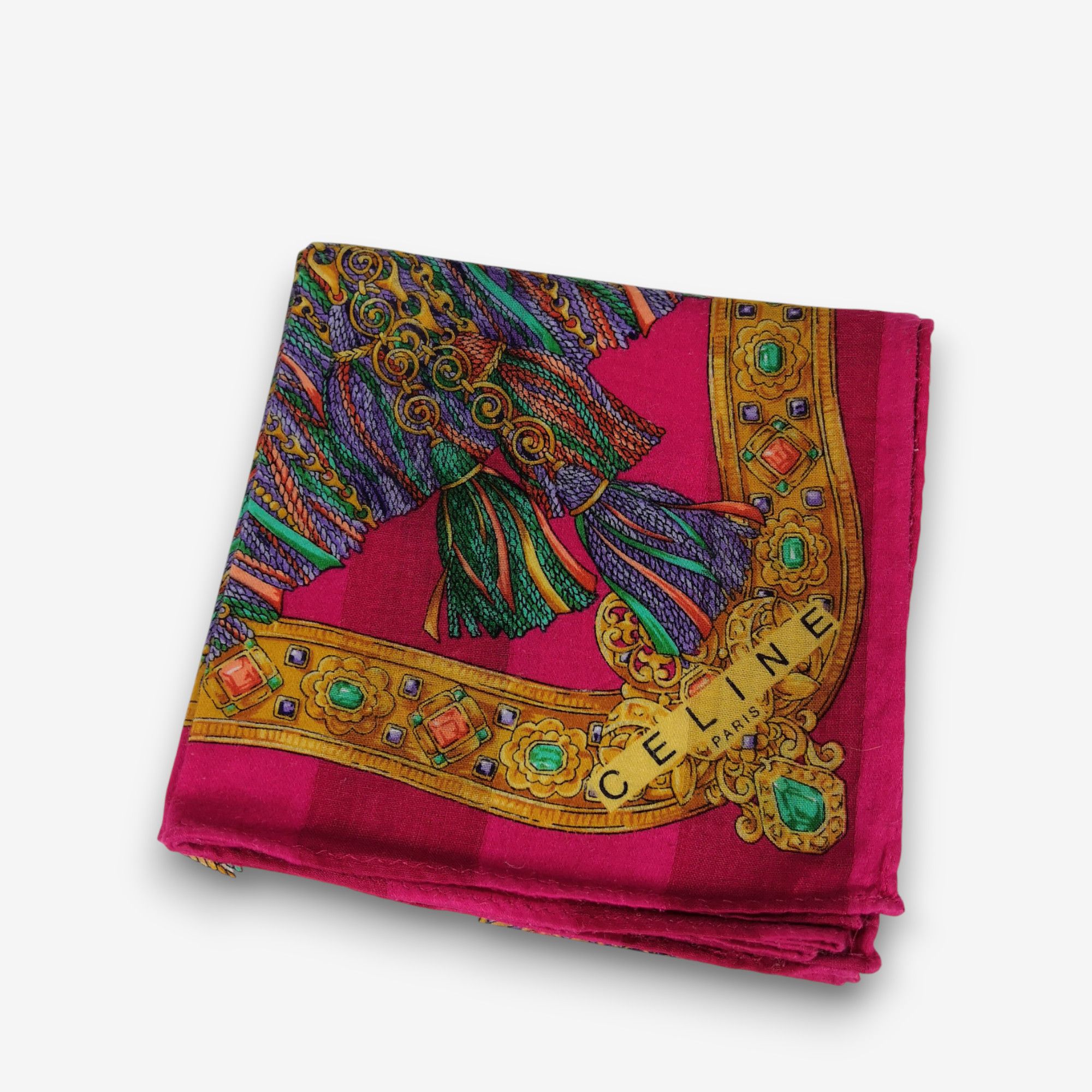 Celine Vintage Celine Handkerchief Pocket Square Bandana Size ONE SIZE - 3 Thumbnail