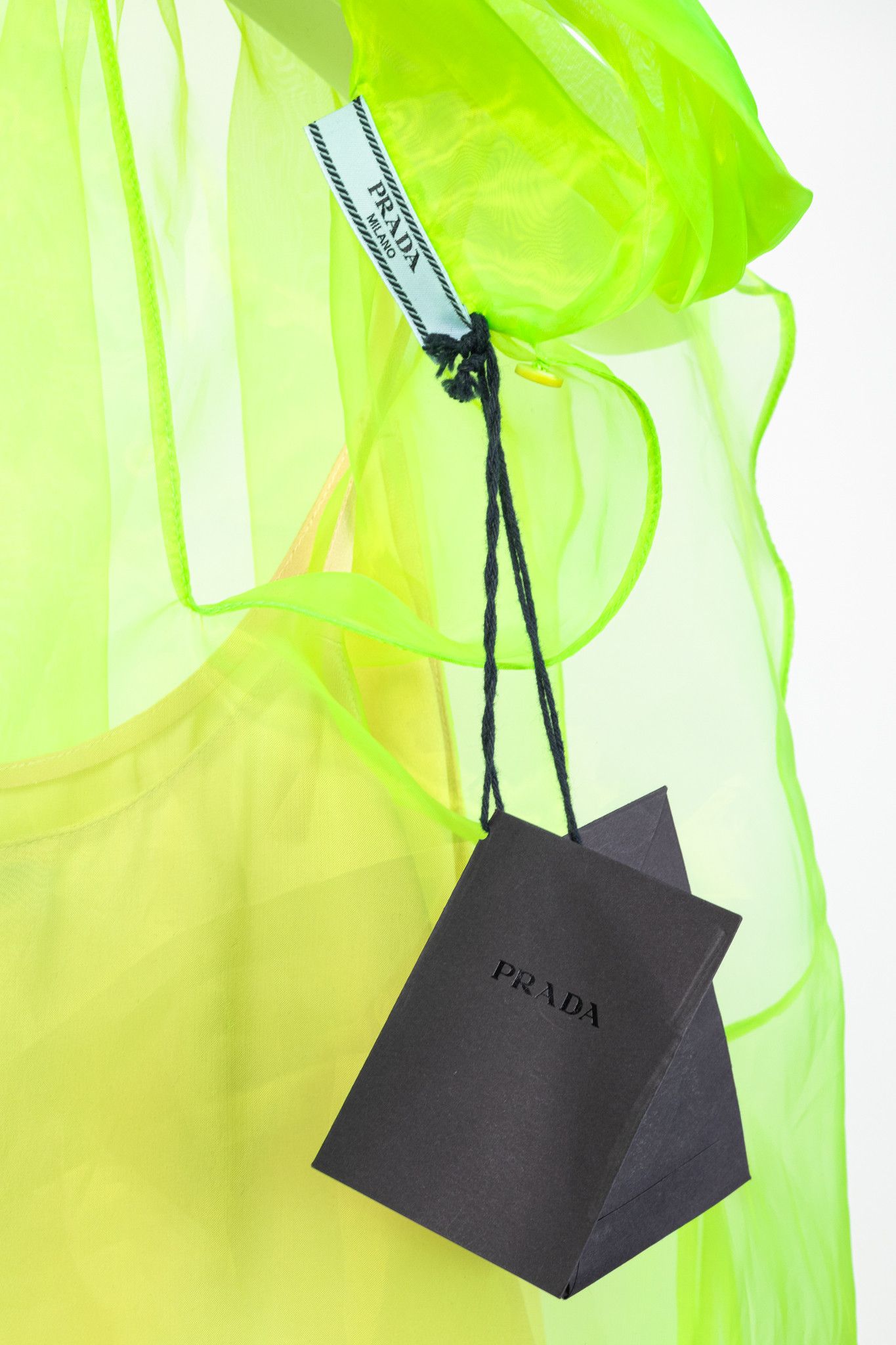 Prada Prada AW/18 Runway Organza Tie-Neck Sleeveless Blouse Size S / US 4 / IT 40 - 6 Thumbnail