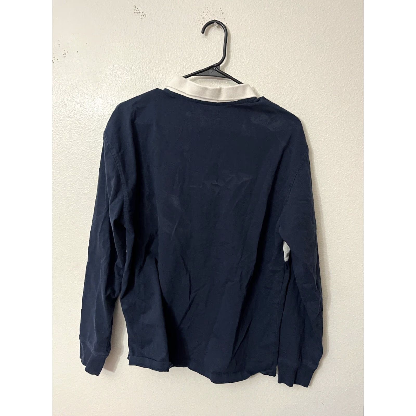 Pacsun VINTAGE Prep Argyle Rugby Shirt Mens S Long Sleeve Collared Retro Navy Blue Size US S / EU 44-46 / 1 - 3 Thumbnail