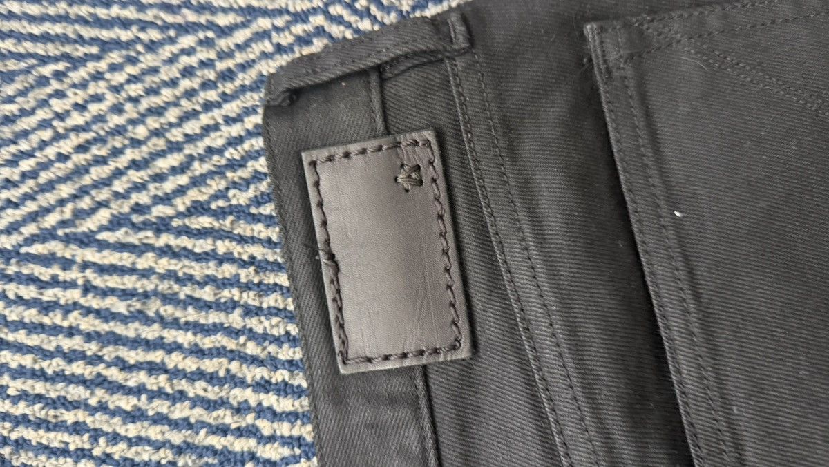 John Varvatos BLACK WAXED JOHN VARVATOS SKINNY DENIM Size US 33 - 6 Thumbnail