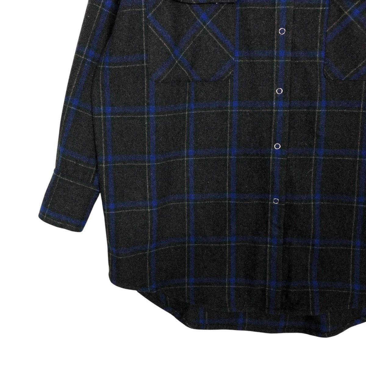 Japanese Brand × Vintage 📌Vintage Chore Worker Flannel Jacket Tartan Issey Miyake Size US M / EU 48-50 / 2 - 5 Thumbnail