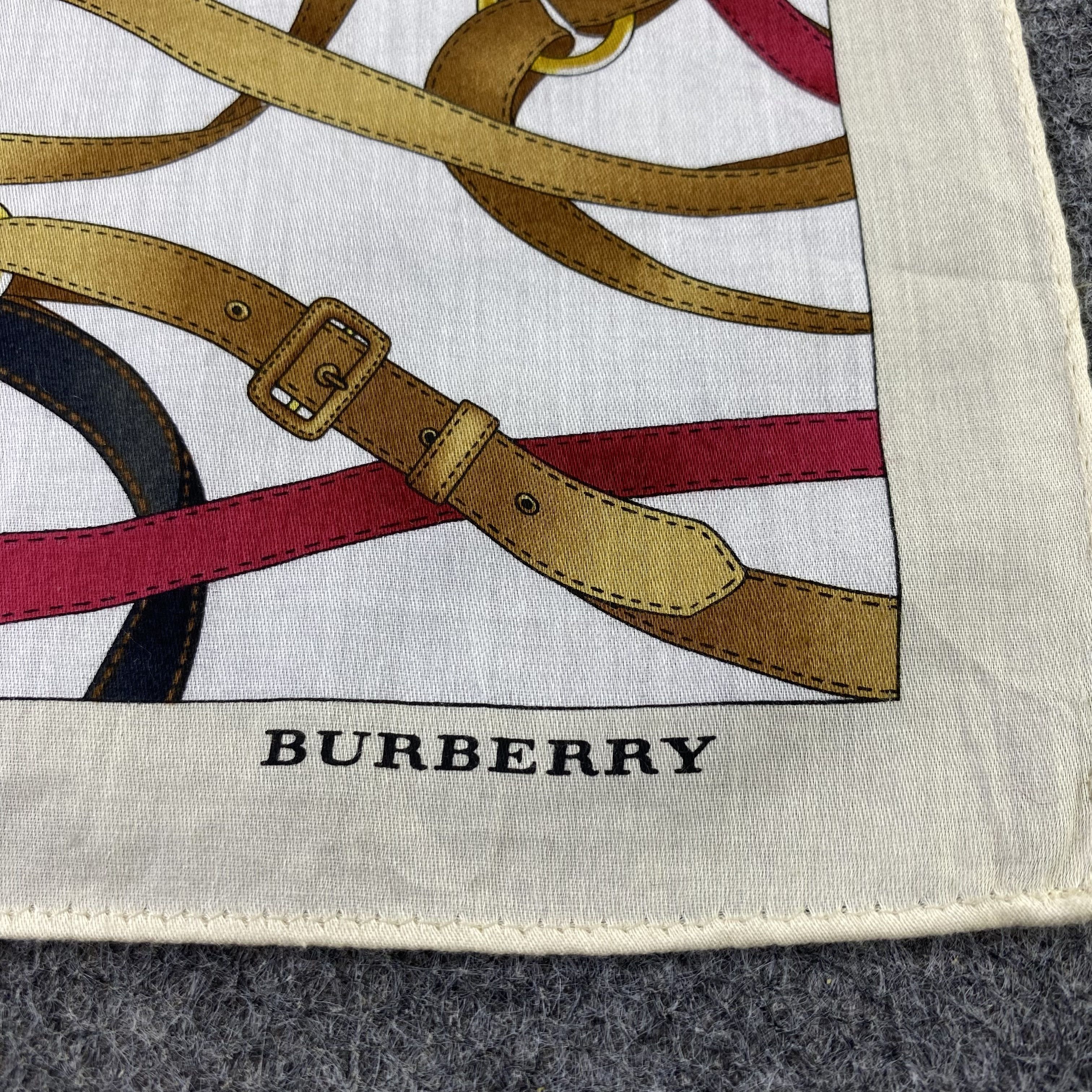 Burberry Burberry Handkerchief Neckerchief Bandana-B1742 Size ONE SIZE - 7 Thumbnail