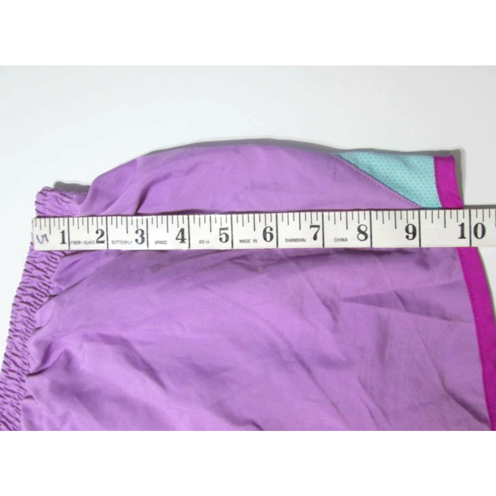 Nike Nike Womens Athletic Shorts S Purple Tie Print Solid Breathable Gym Activewear Size 28" / US 6 / IT 42 - 6 Thumbnail