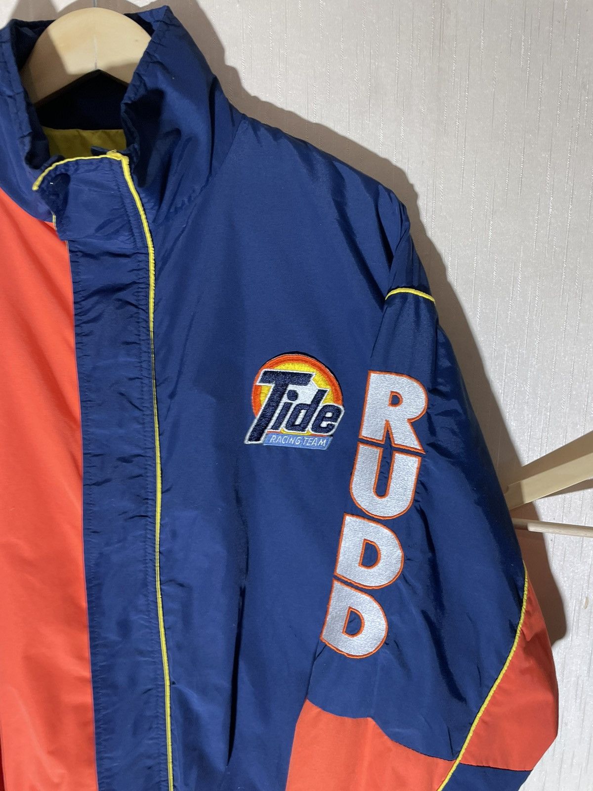 Vintage Tide racing team rudo 10 nascar jacket Size US L / EU 52-54 / 3 - 3 Thumbnail