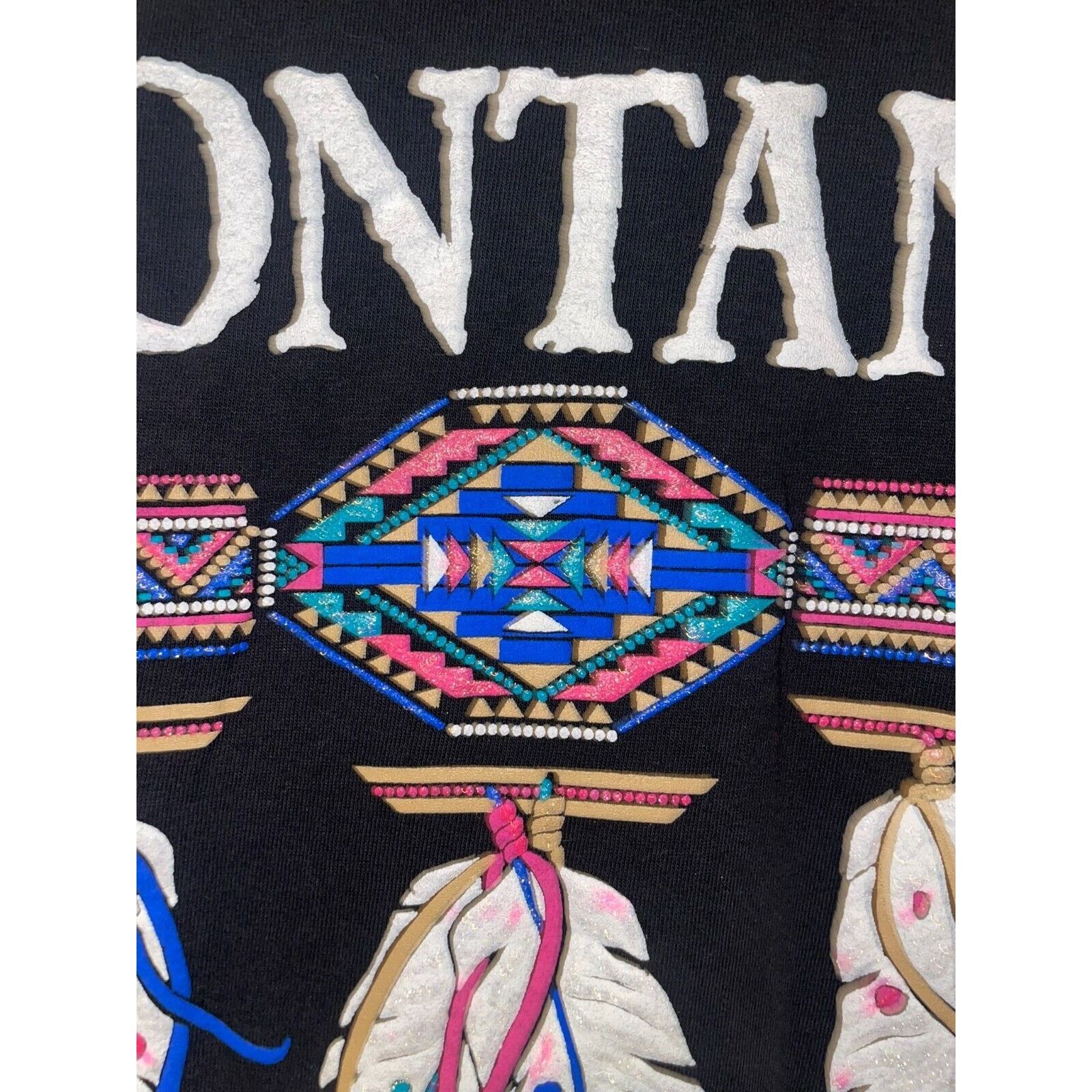 Vintage Vintage Test Print Shirt Sweet Pea 94 Western Black L Tee Size US L / EU 52-54 / 3 - 4 Thumbnail