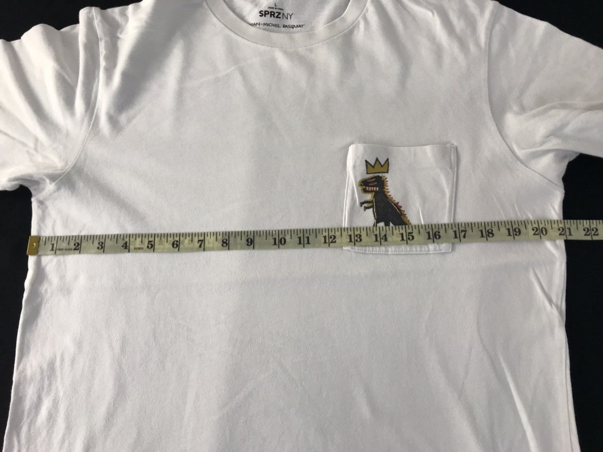 Jean-Michel Basquiat Jean Michel Basquiat Dinosaur Single Pocket Pop Art Tee Size US L / EU 52-54 / 3 - 9 Thumbnail