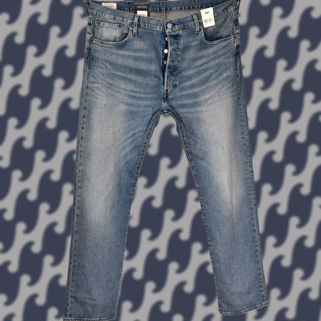 Levi's Levi's 501 Jeans Straight Leg Denim Stretch W38/L34 Men Regular Blue Vintage Not N/A 1980s Men Size US 38 / EU 54 - 1 Thumbnail