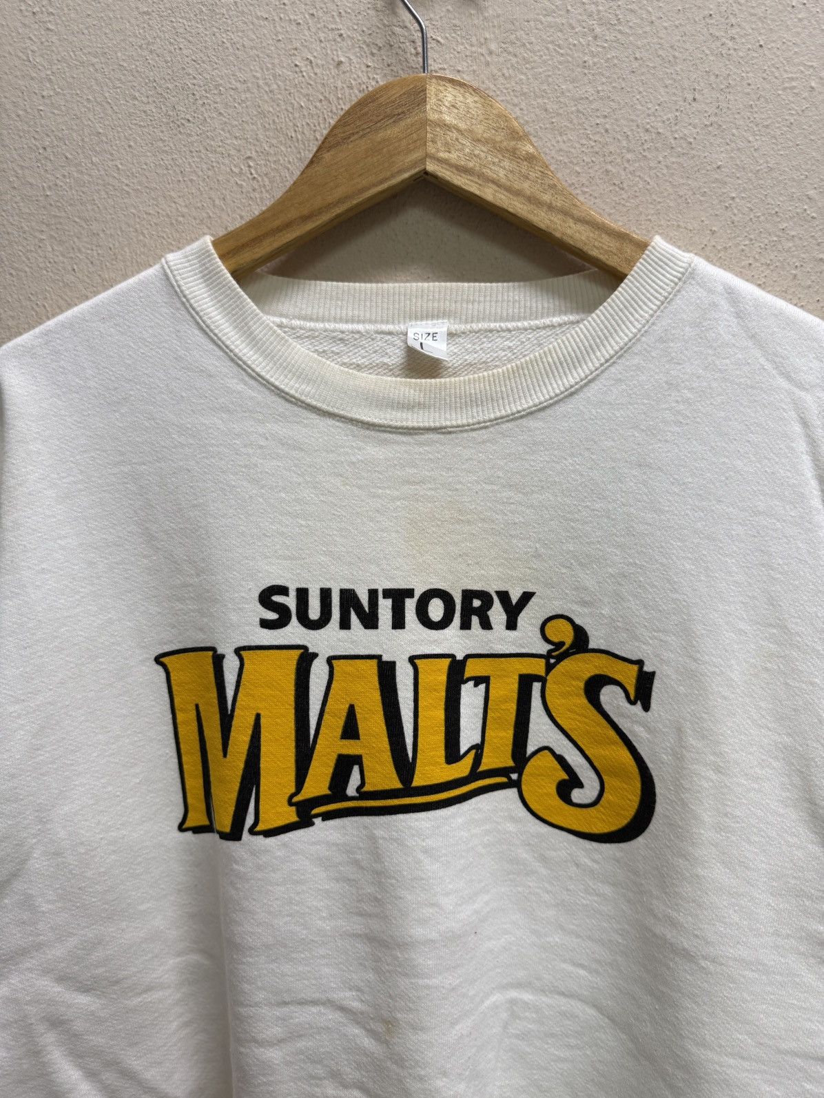 Vintage Vintage Suntory Malt’s Coffee Boss Sweatshirt Size US L / EU 52-54 / 3 - 21 Thumbnail