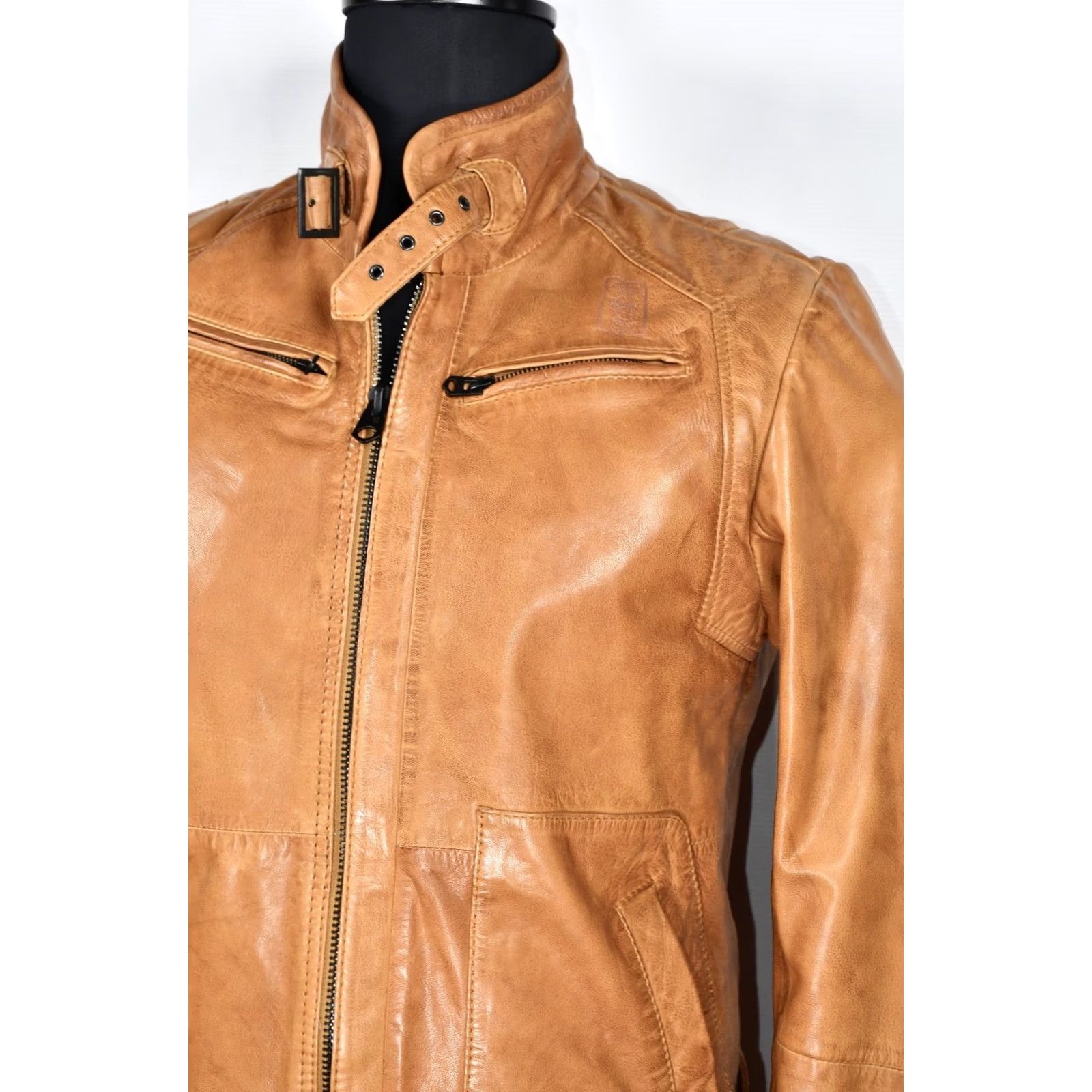 G-Star G-Star Brando Leather Jacket Mens M Brown Leather Jacket Size M Size US M / EU 48-50 / 2 - 3 Thumbnail