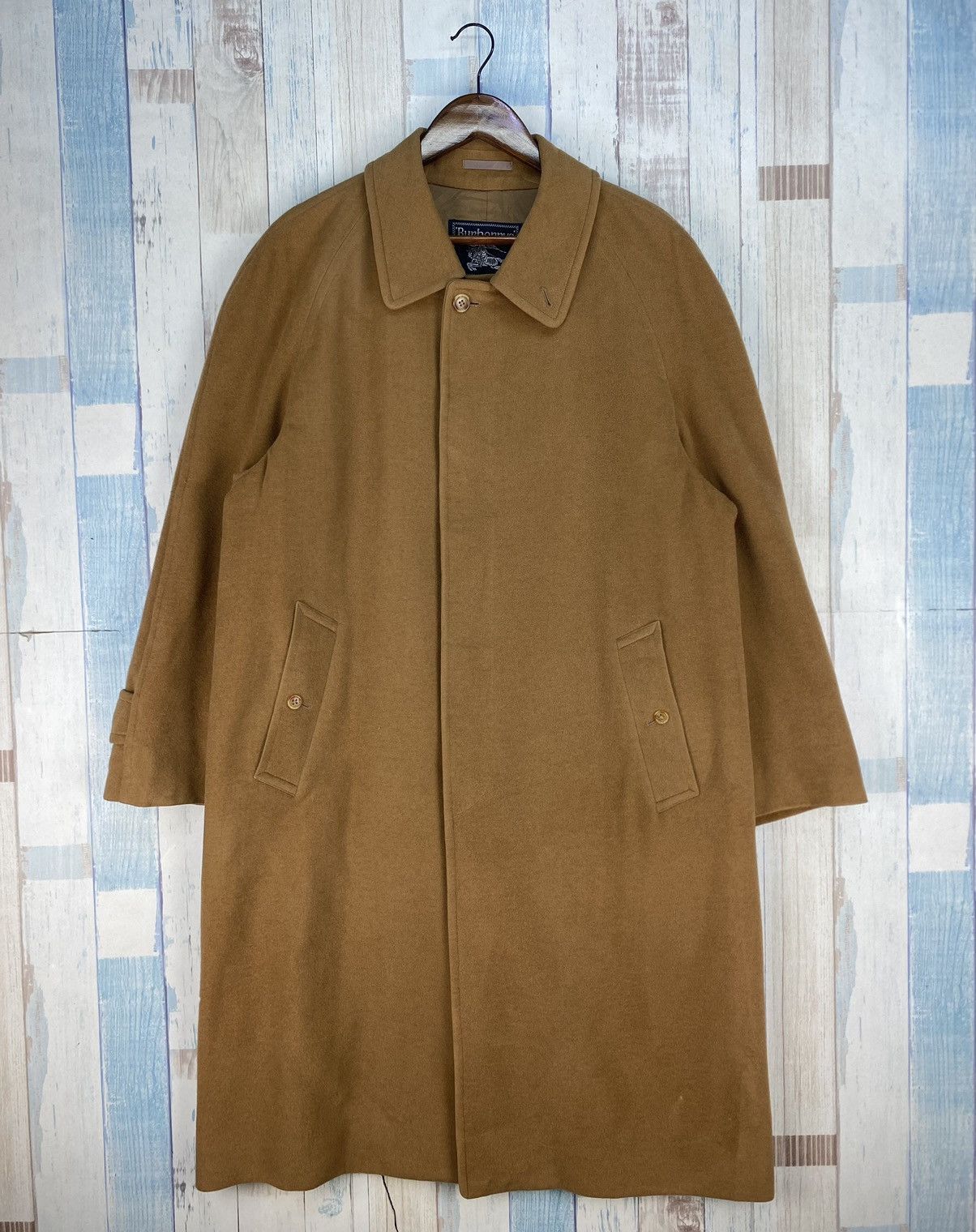 Burberry Prorsum × Vintage Vintage Burberrys Prorsum Wool Long Jacket Size US L / EU 52-54 / 3 - 1 Thumbnail