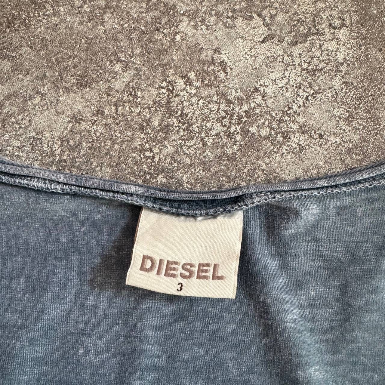 Diesel × Vintage Diesel Vintage Big Logo Gothic T-Shirt Size XL / US 12-14 / IT 48-50 - 8 Thumbnail