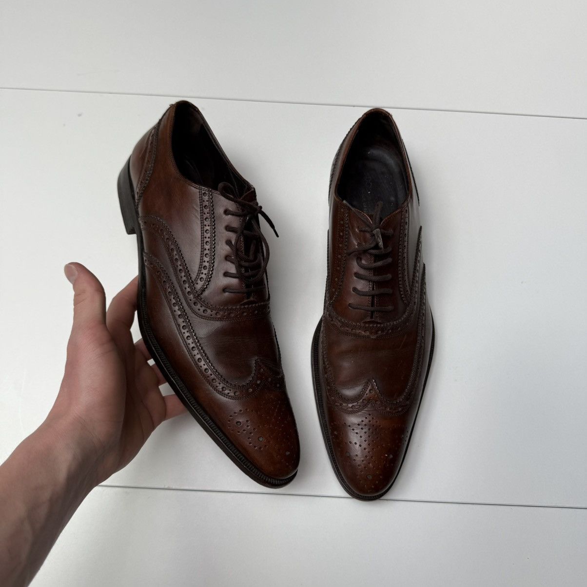 Dolce & Gabbana Vintage dolce gabbana formal oxfords leather shoes boots Size US 10 / EU 43 - 1 Thumbnail