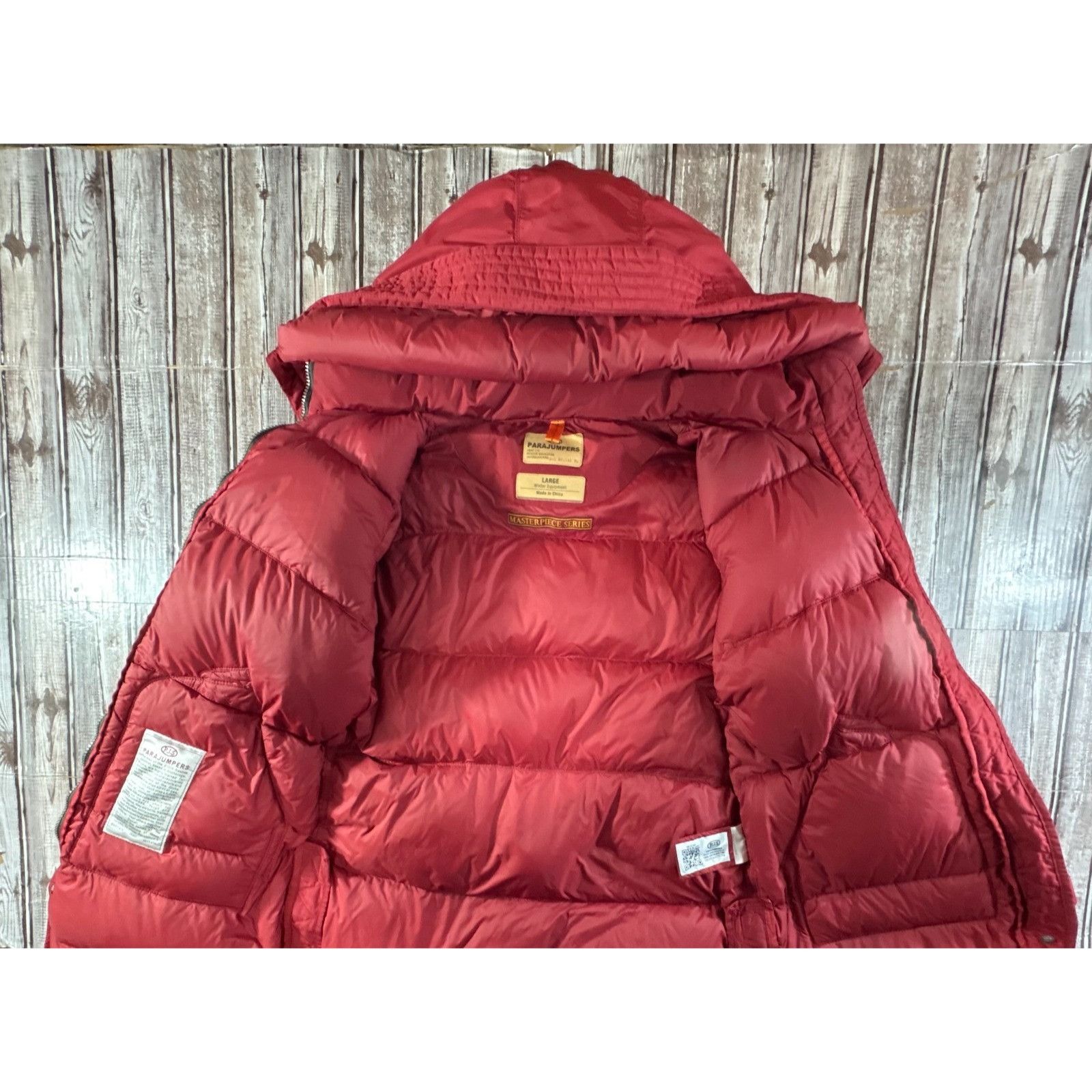 Parajumpers Parajumpers Long Bear hooded down coat jacket parka size L c Size L / US 10 / IT 46 - 8 Thumbnail