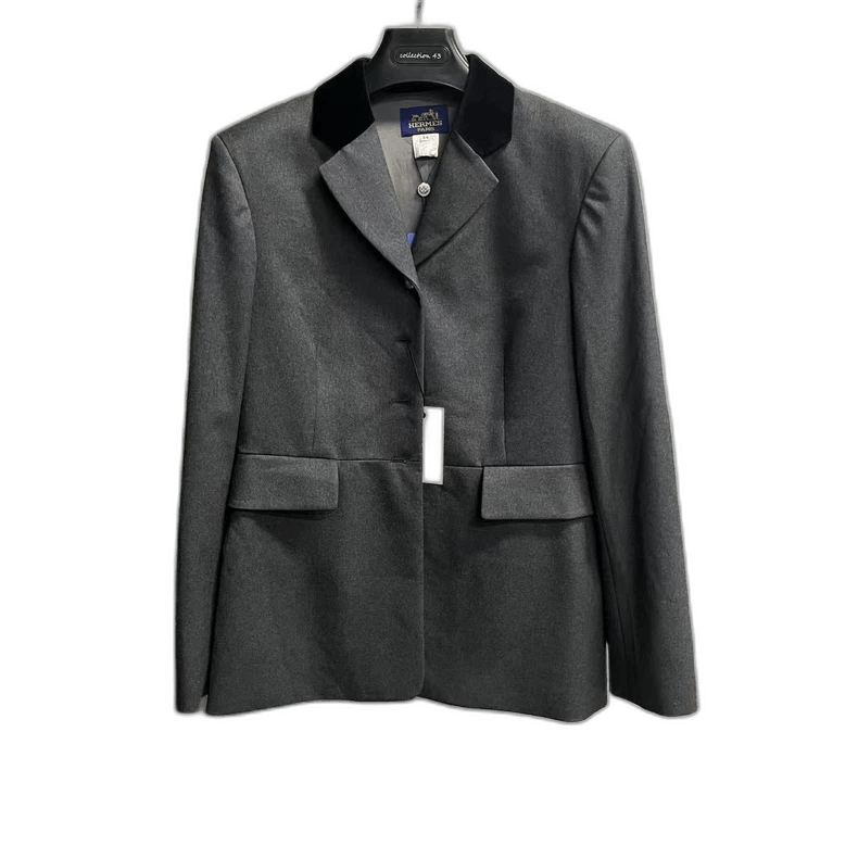 Hermes Hermes Gray Blazer with Pocket Size US L / EU 52-54 / 3 - 1 Thumbnail