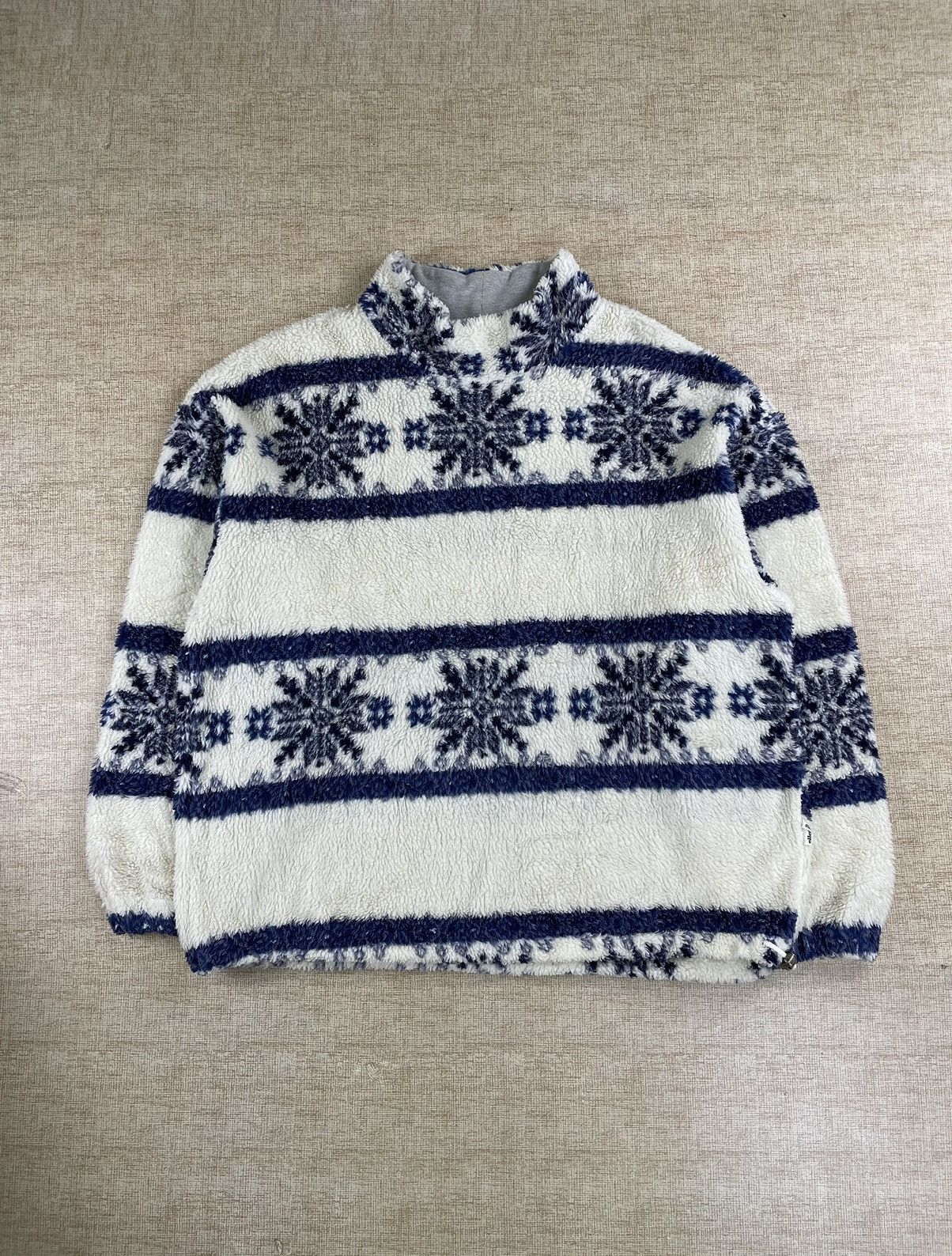 Ellesse × Vintage Vintage Ellesse Italy Navajo Motif Fleece Sweater Size US L / EU 52-54 / 3 - 1 Thumbnail