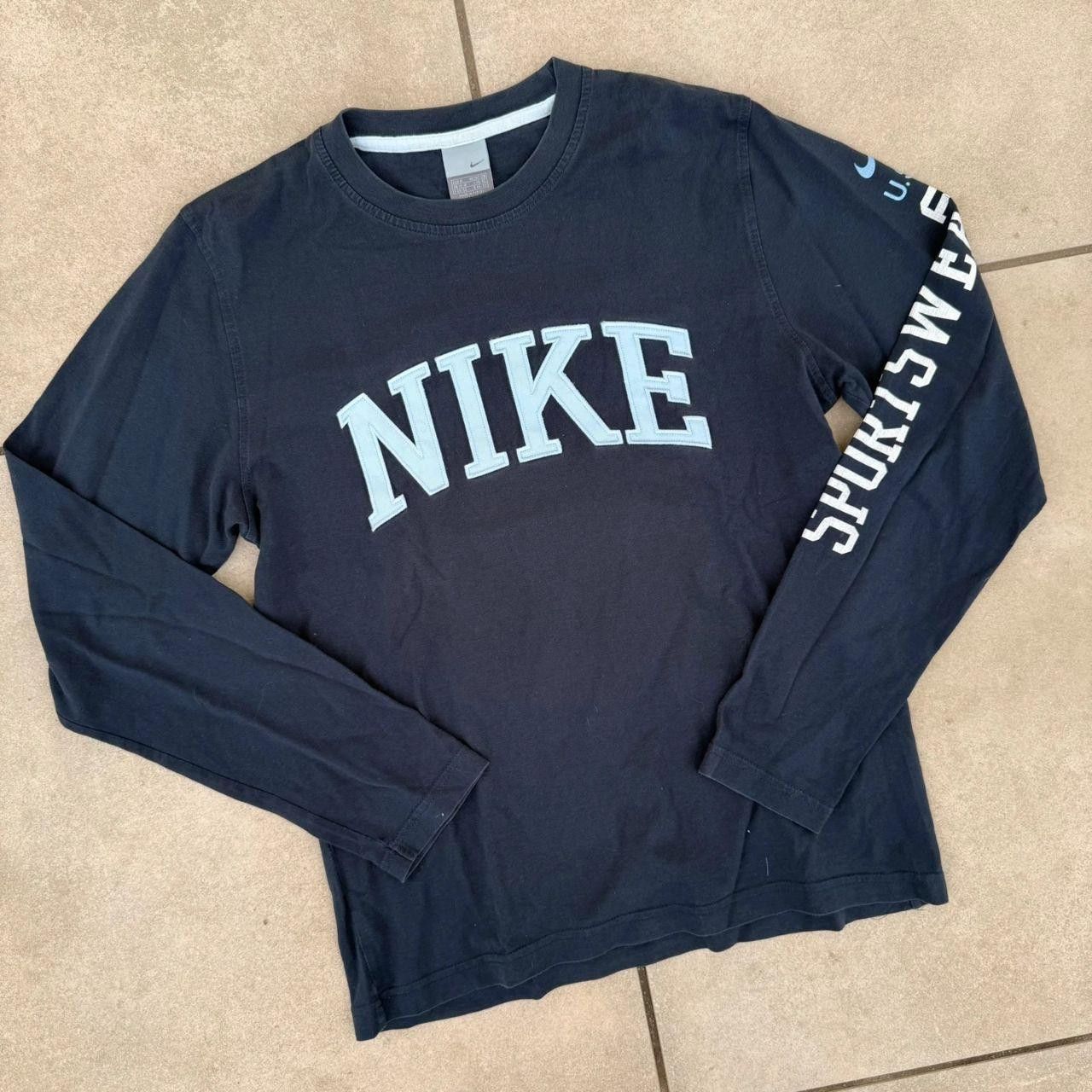 Nike Nike Sweatshirt Vintage Retro y2k Navy Size US S / EU 44-46 / 1 - 2 Thumbnail