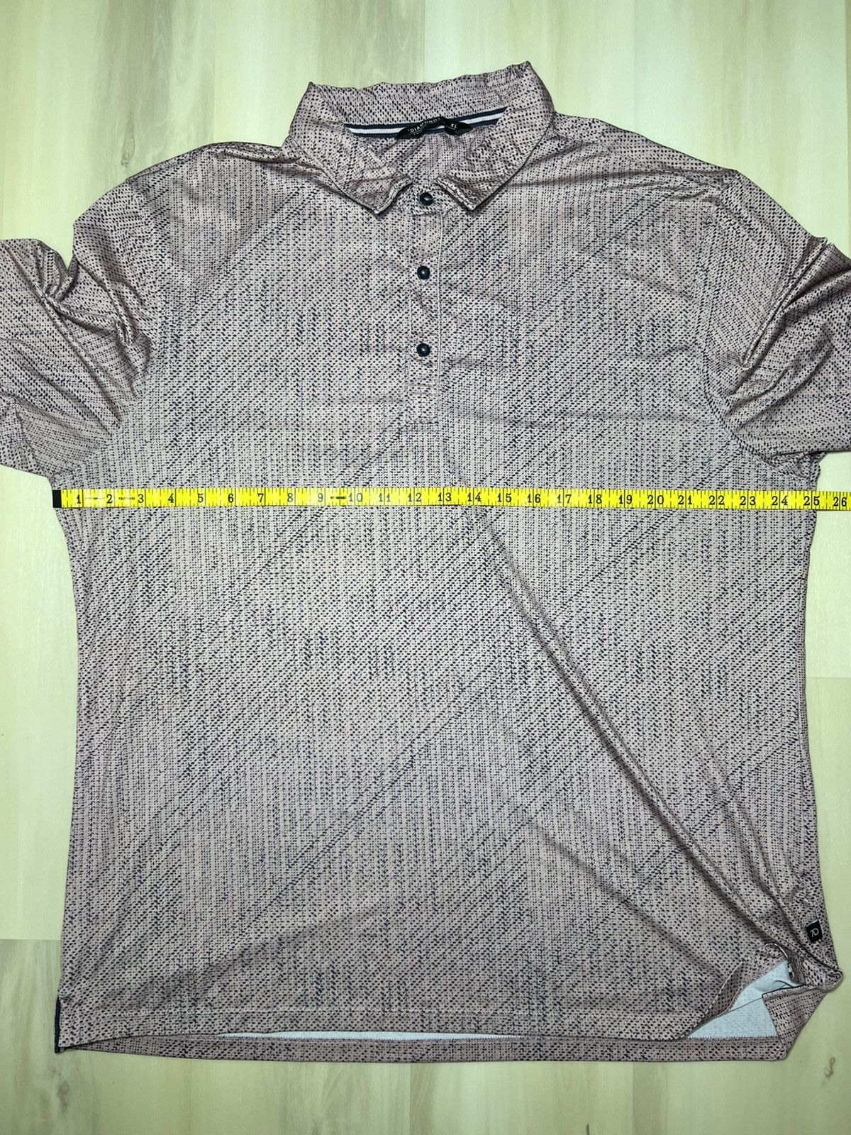 7Diamonds 7 Diamonds Polo Sz XL Pink Blue Golf 4 Way Stretch Striped Size US XL / EU 56 / 4 - 6 Thumbnail
