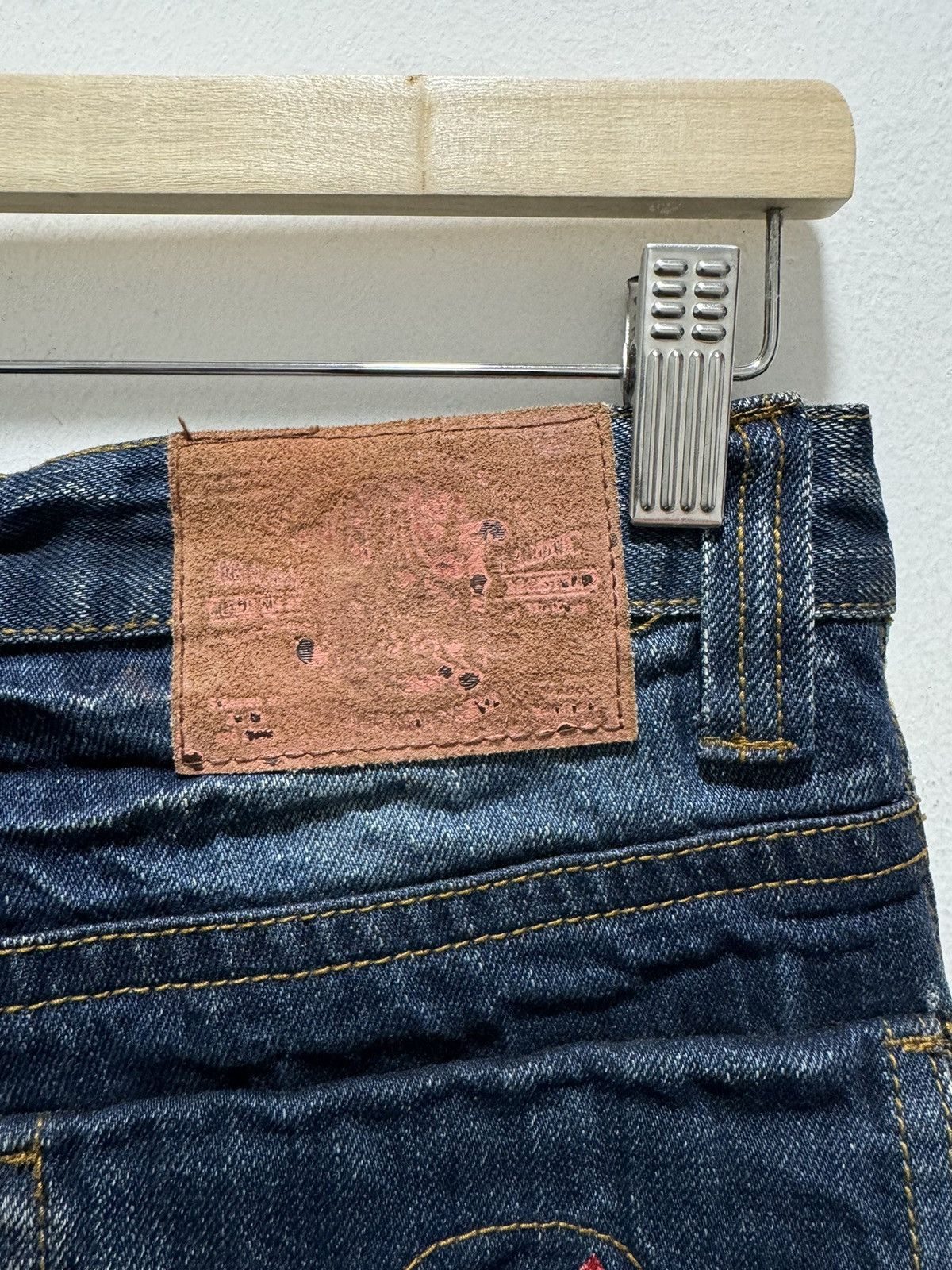 Japanese Brand JAPANESE DESIGN RIPPED WHISKERS FLARED LEG DISTRESSED JEANS Size US 29 - 19 Thumbnail