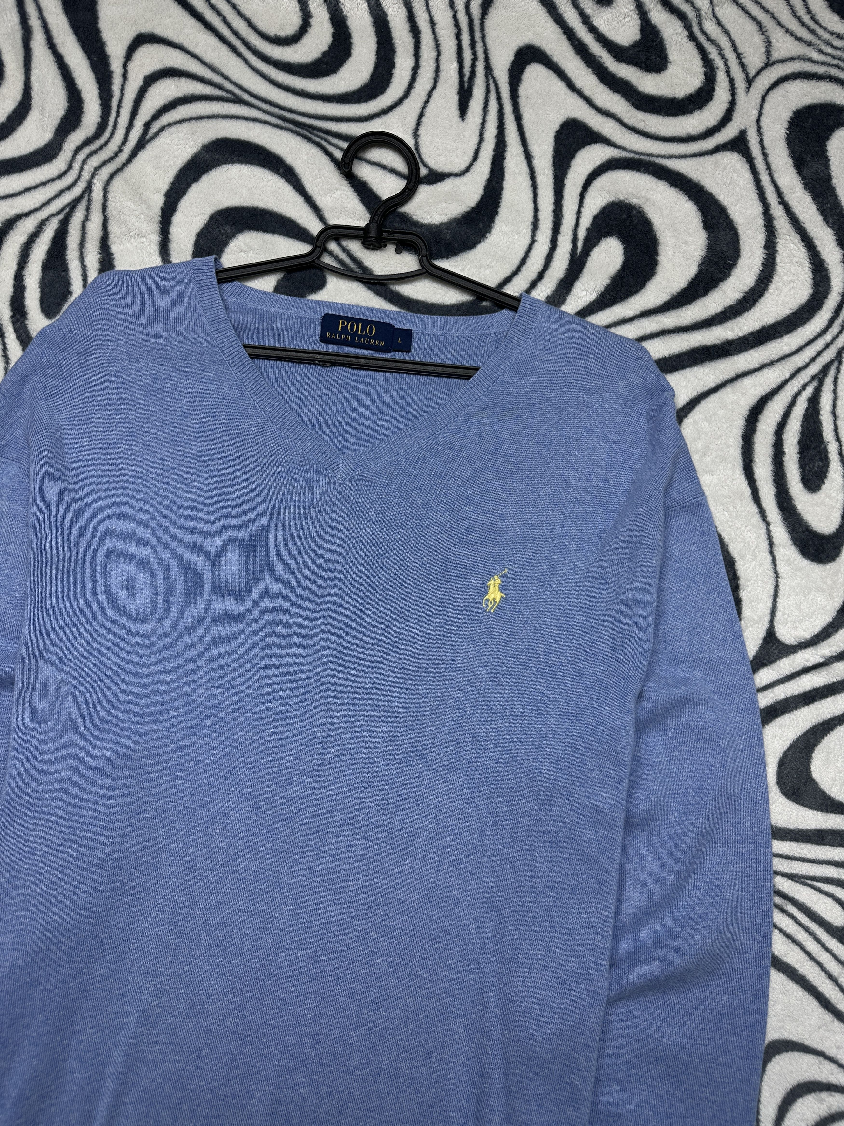 Polo Ralph Lauren Polo Ralph Lauren Mens V-Neck Sweater Size US L / EU 52-54 / 3 - 2 Thumbnail