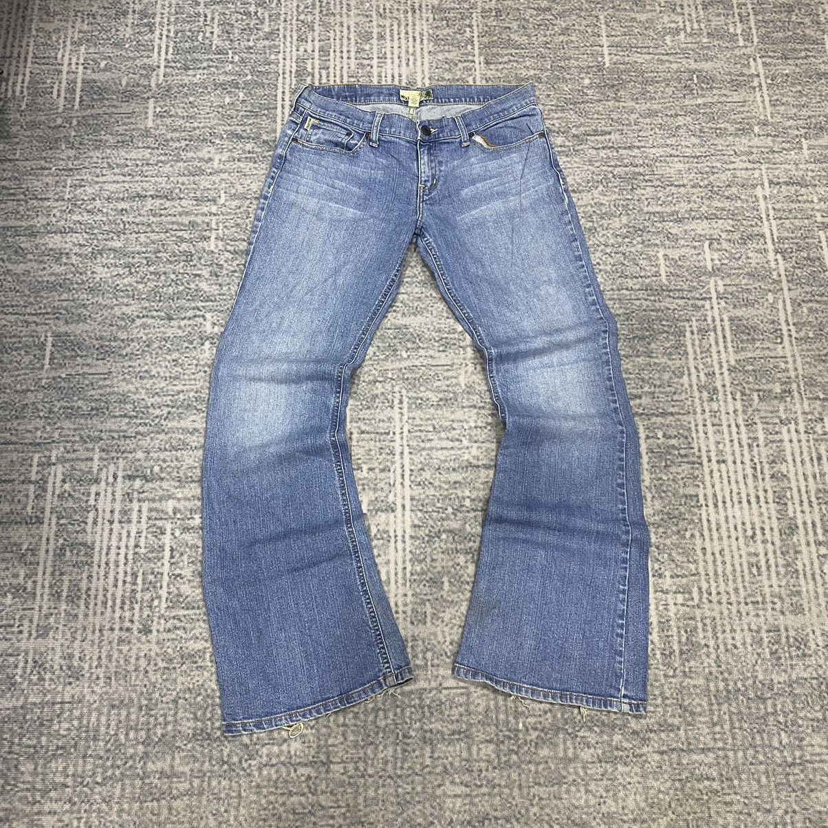 Hollister Flare☠️Hollister Bootcut Jeans Cowboy Punk 90s Distressed Size US 34 / EU 50 - 2 Thumbnail