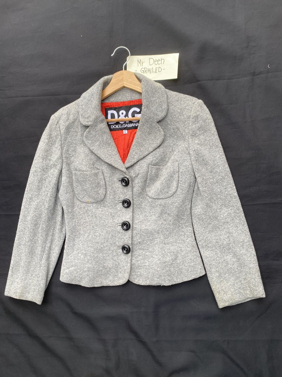 Dolce & Gabbana Rare Vintage Dolce & Gabbana Wool Jacket Size S / US 4 / IT 40 - 3 Thumbnail