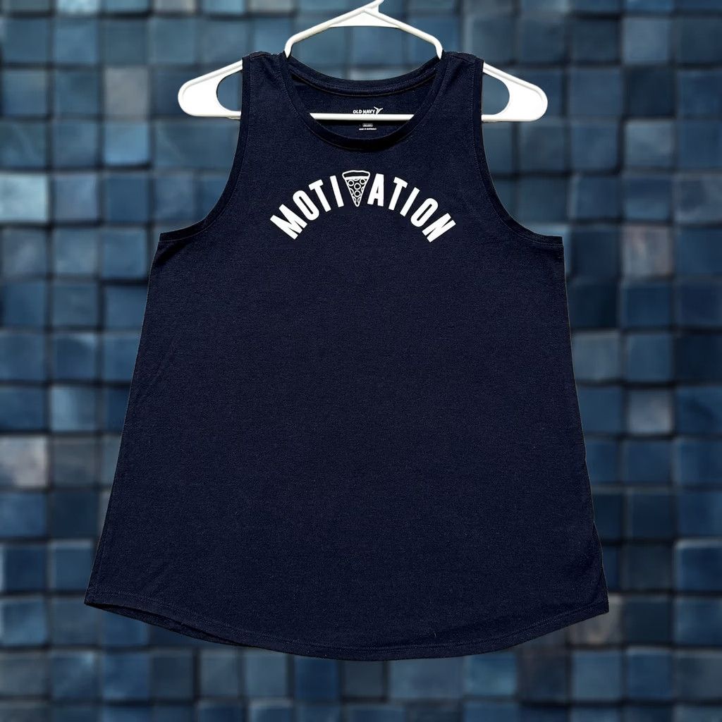 Old Navy Old Navy Active Tank Top Womens Medium Navy Blue GO-DRY Athletic GUC Size M / US 6-8 / IT 42-44 - 1 Thumbnail