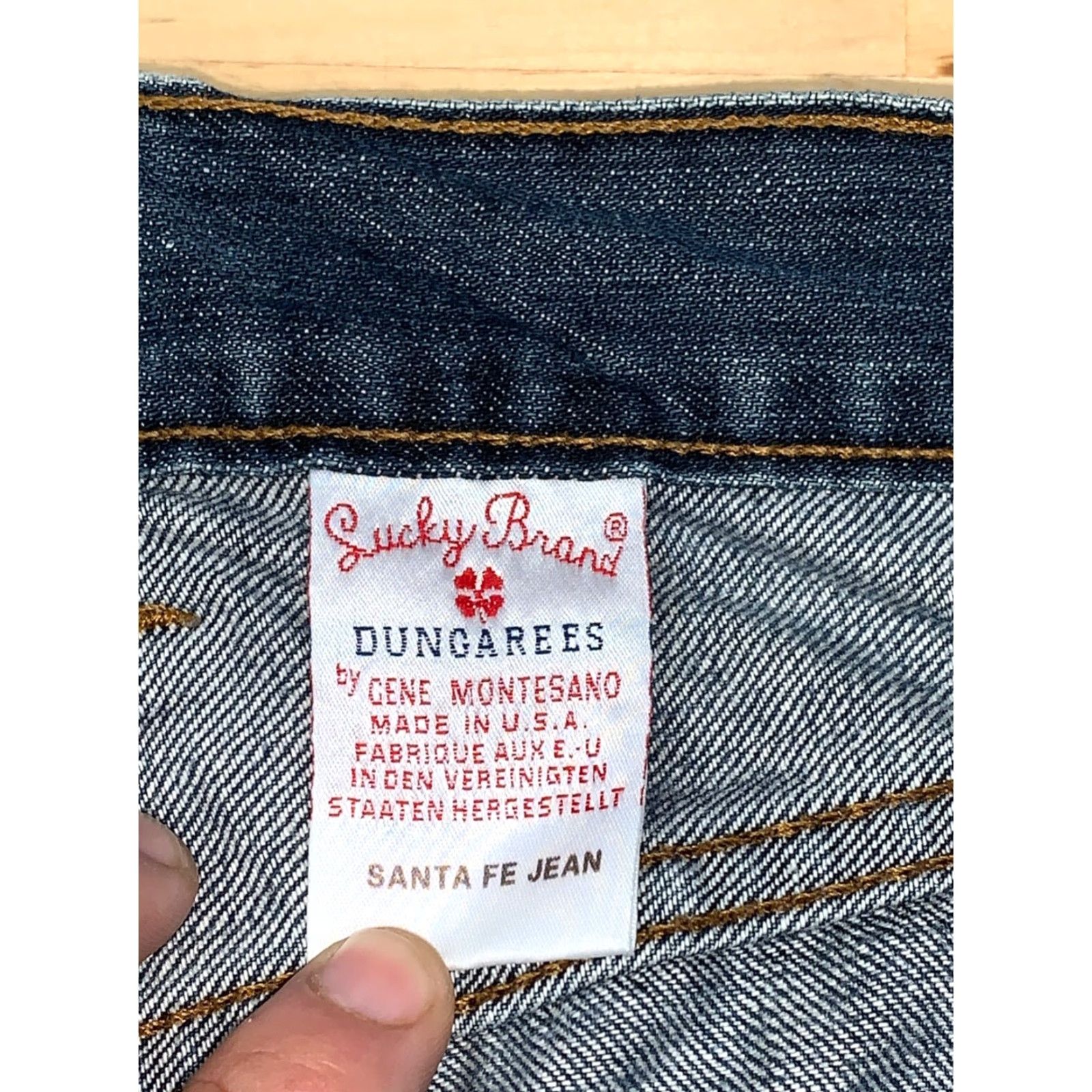 Lucky Brand Lucky Brand Jeans Men Blue 38x31 Dungarees Santa Fe 5716 Straight Regular Cold? Size US 38 / EU 54 - 6 Thumbnail