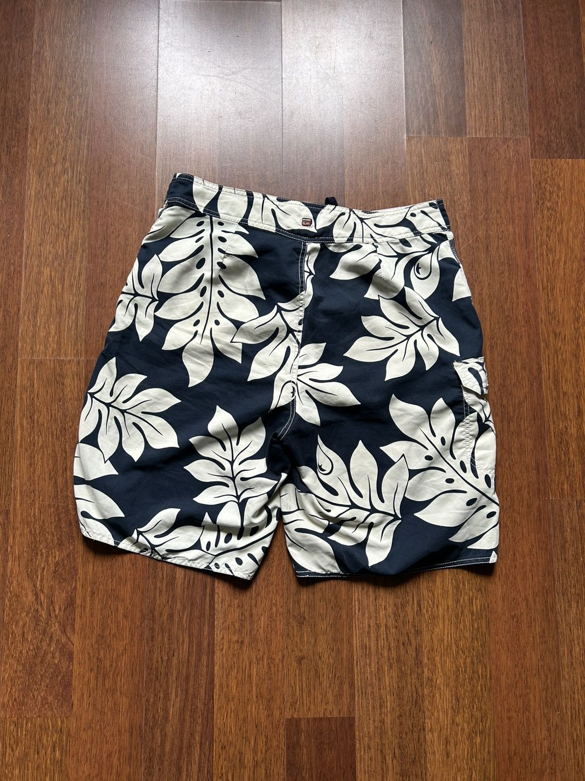 Quiksilver Vintage Quiksilver 90’s Overprinted Flowers Pattern Surf Y2K Size US 33 - 6 Thumbnail