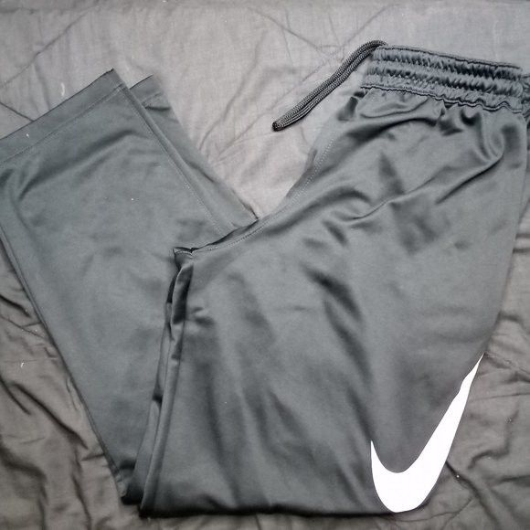 Nike × Vintage Vintage Y2K Nike Dri-Fit Big Swoosh Sweat Pants Joggers Size US 34 / EU 50 - 1 Thumbnail