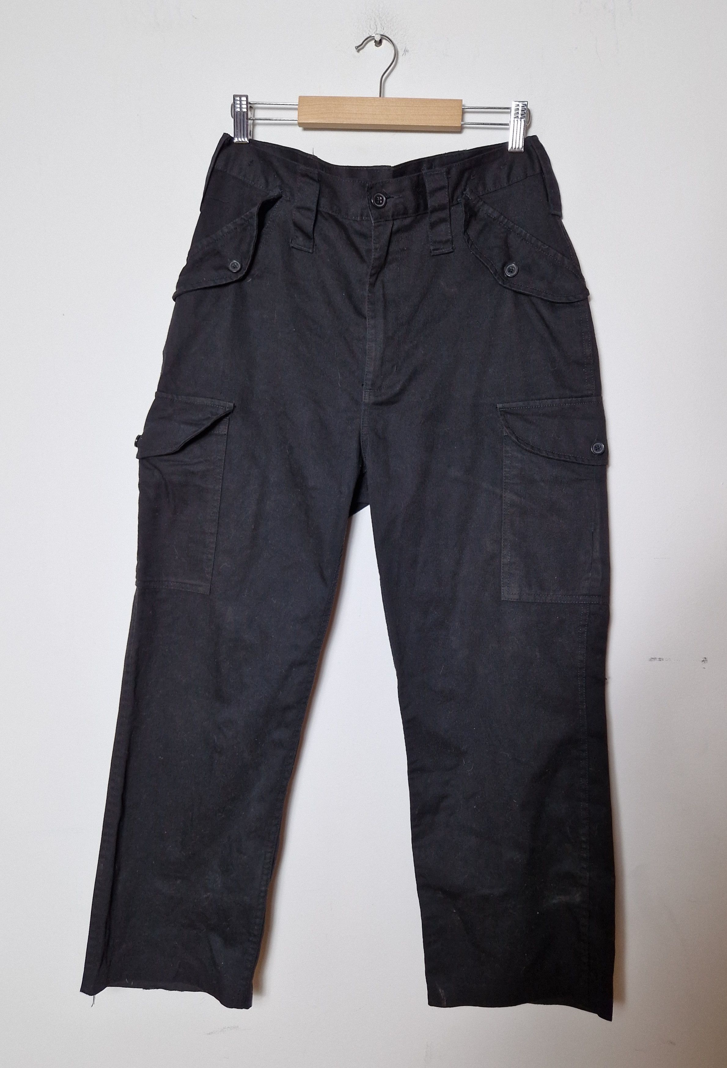 Japanese Brand × Vintage black cargo pants Size US 32 / EU 48 - 1 Thumbnail