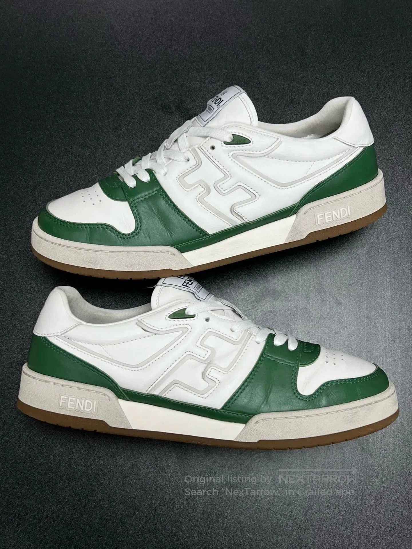 Fendi fendi match white green sneakers size 42.5. Size US 9 / EU 42 - 5 Thumbnail