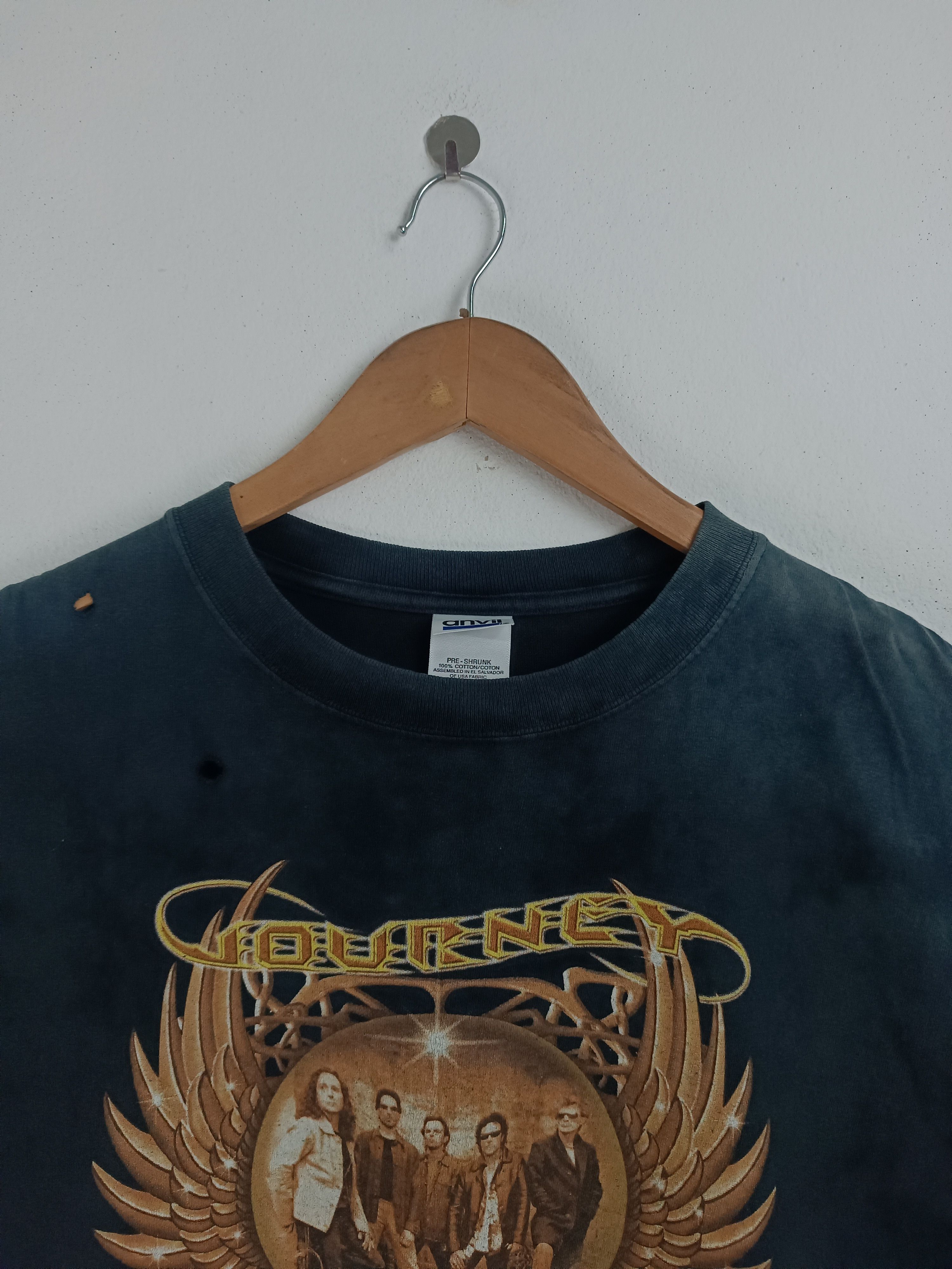 Band Tees THRASHED FADED VINTAGE 2006 JOURNEY TOUR bon jovi acdc Size US XL / EU 56 / 4 - 9 Thumbnail