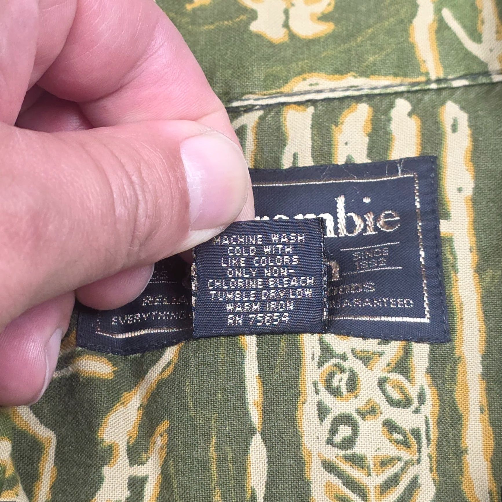 Abercrombie & Fitch VINTAGE Abercrombie Fitch Shirt Mens Larg Floral Hawaiian Short Sleeve Button Up Size US L / EU 52-54 / 3 - 5 Thumbnail