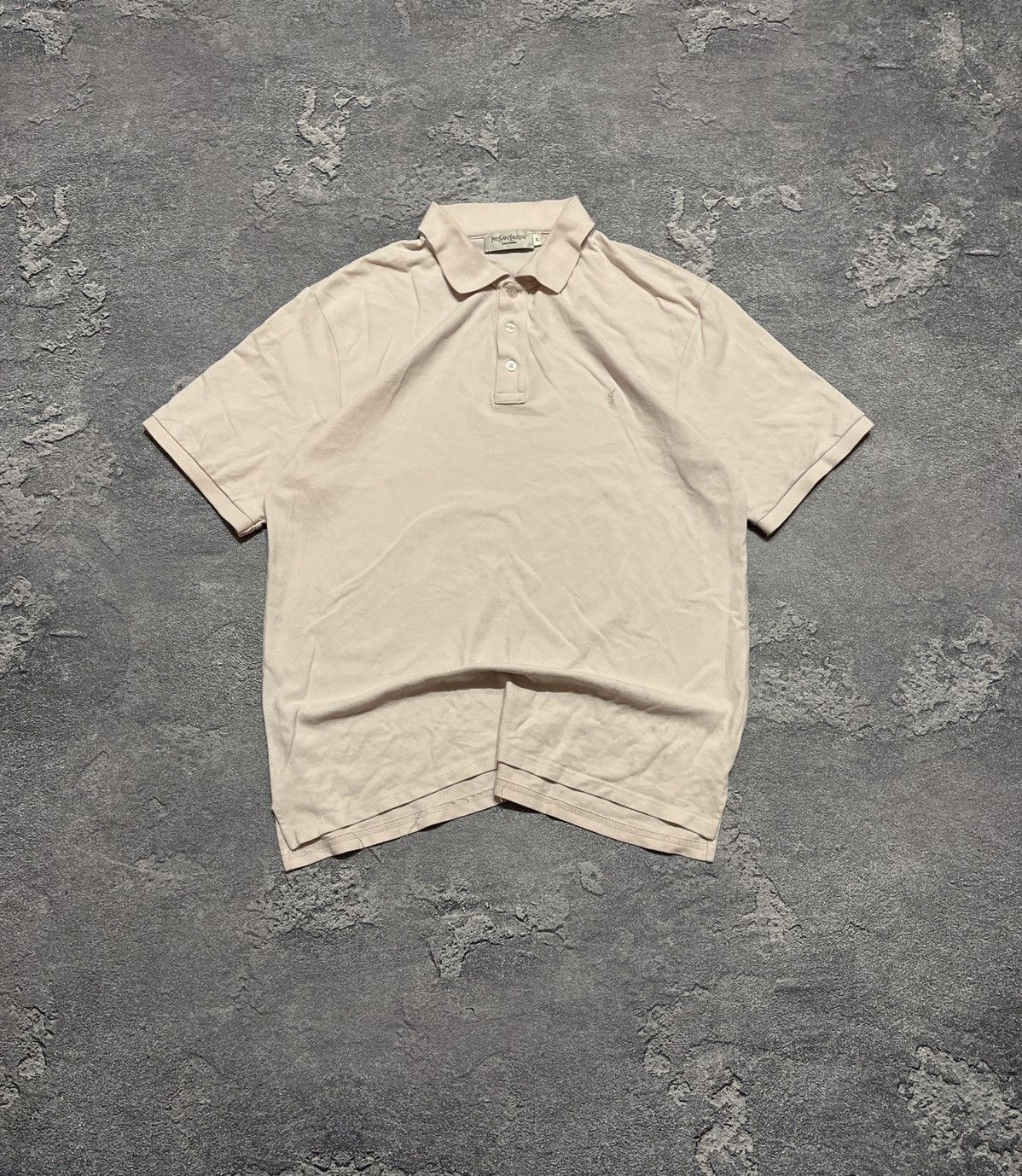 Vintage × Yves Saint Laurent Yves Saint Laurent Pour Homme Vintage Polo Tee Rare Luxury Size US XL / EU 56 / 4 - 1 Thumbnail