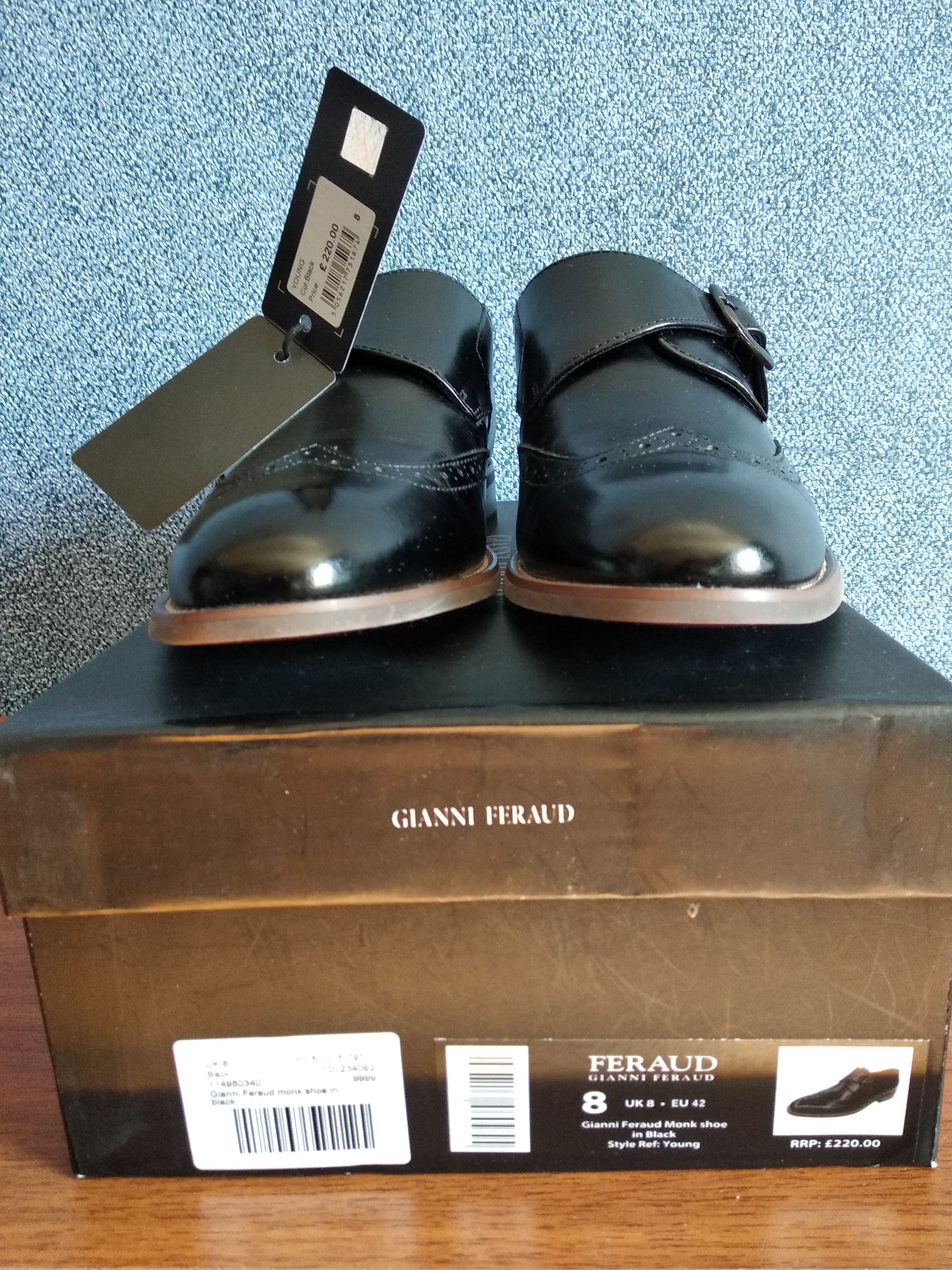 Gianni Feraud formal monk shoes Size US 9 / EU 42 - 3 Thumbnail