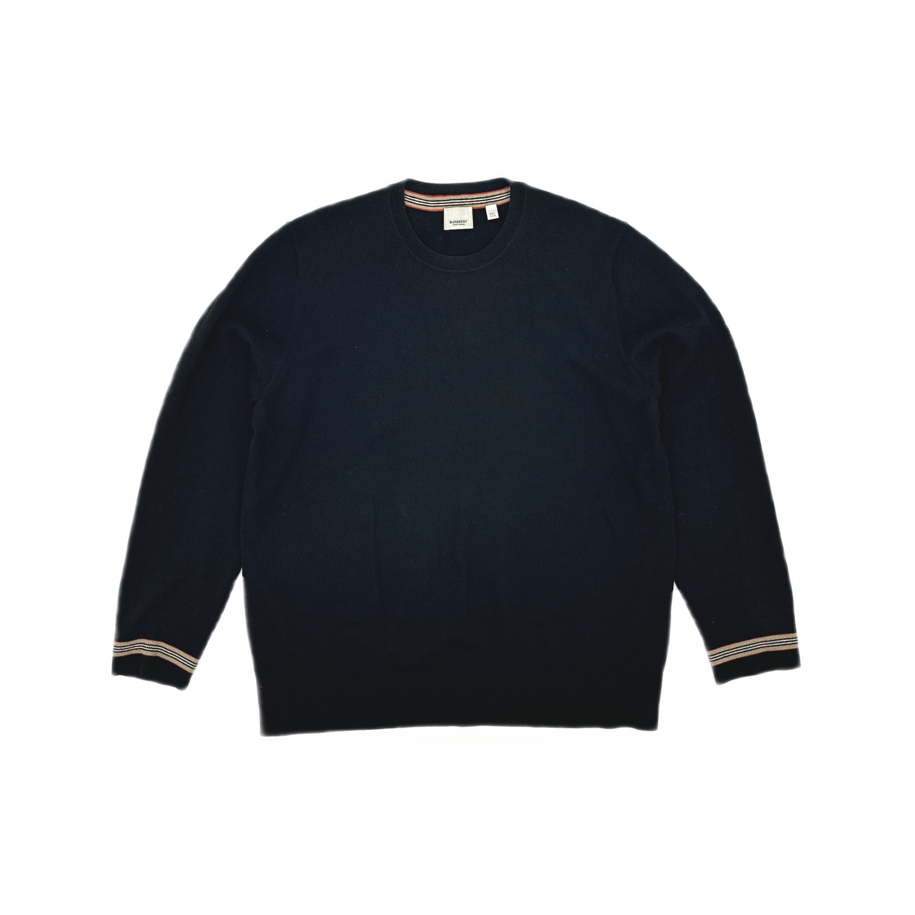 Burberry Burberry Striped Trim Sweater Size XXL Size US XXL / EU 58 / 5 - 1 Thumbnail