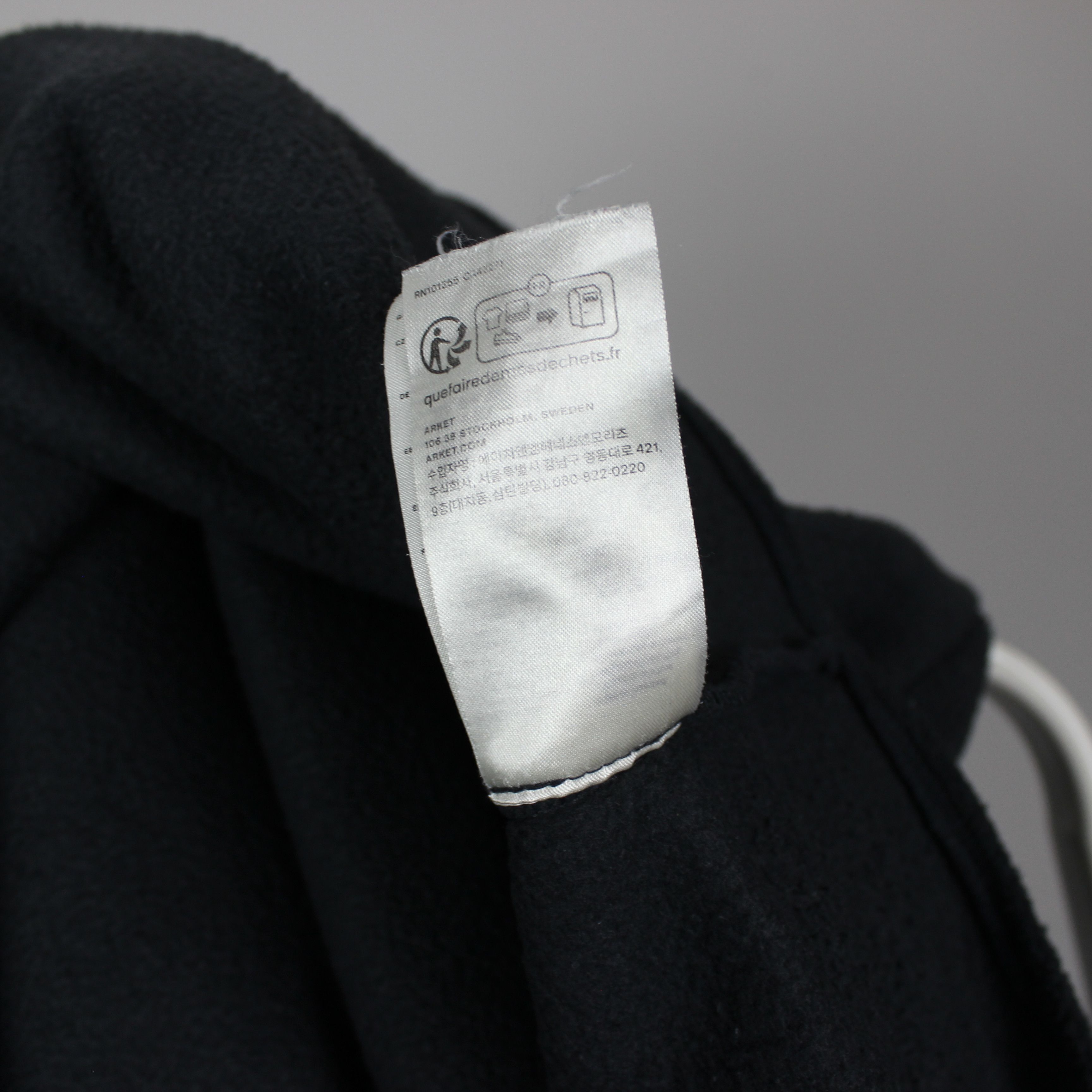 Arket Arket fleece jumper men black M L Size US M / EU 48-50 / 2 - 8 Thumbnail