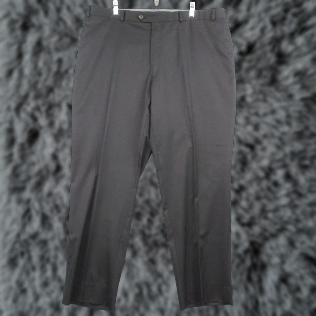 Ralph Lauren VINTAGE Lauren Ralph Lauren 120's Cashmere Pants Black Flat Front 40x31 Men Pants Regular Inseam 31 in Size US 40 / EU 56 - 1 Thumbnail