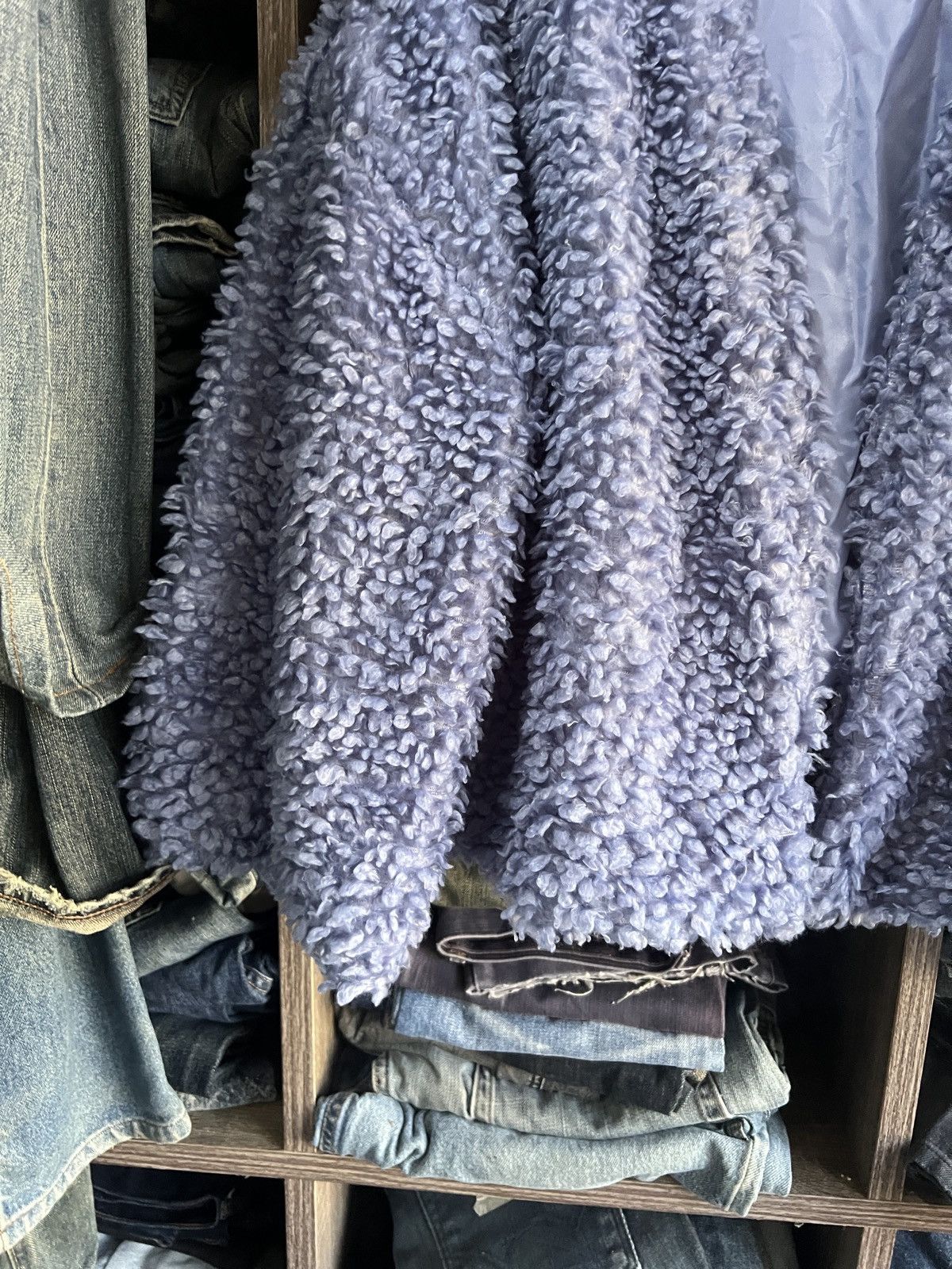 URBAN RESEARCH DOORS 🔥Urban Research Buttonless Light Sherpa Cardigan Size US XL / EU 56 / 4 - 8 Thumbnail