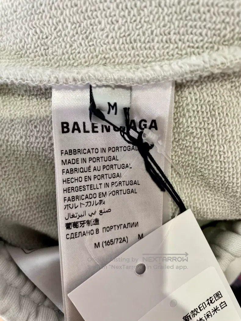 Balenciaga Balenciaga size M Printed Pattern Elastic Waist Loose Casu Size US 27 - 4 Thumbnail