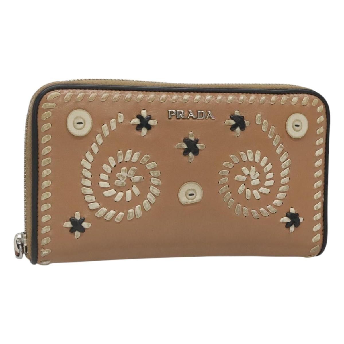 Prada Prada Continental Wallet Saffiano Leather Size ONE SIZE - 1 Thumbnail