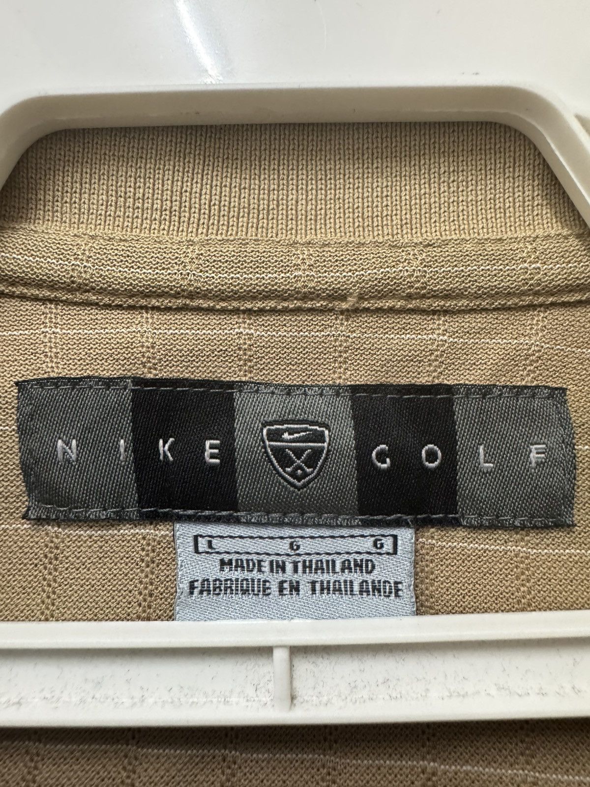 Nike Vintage Nike Tiger Woods Embroidered Logo Polo Stripes Shirt Size US L / EU 52-54 / 3 - 5 Thumbnail