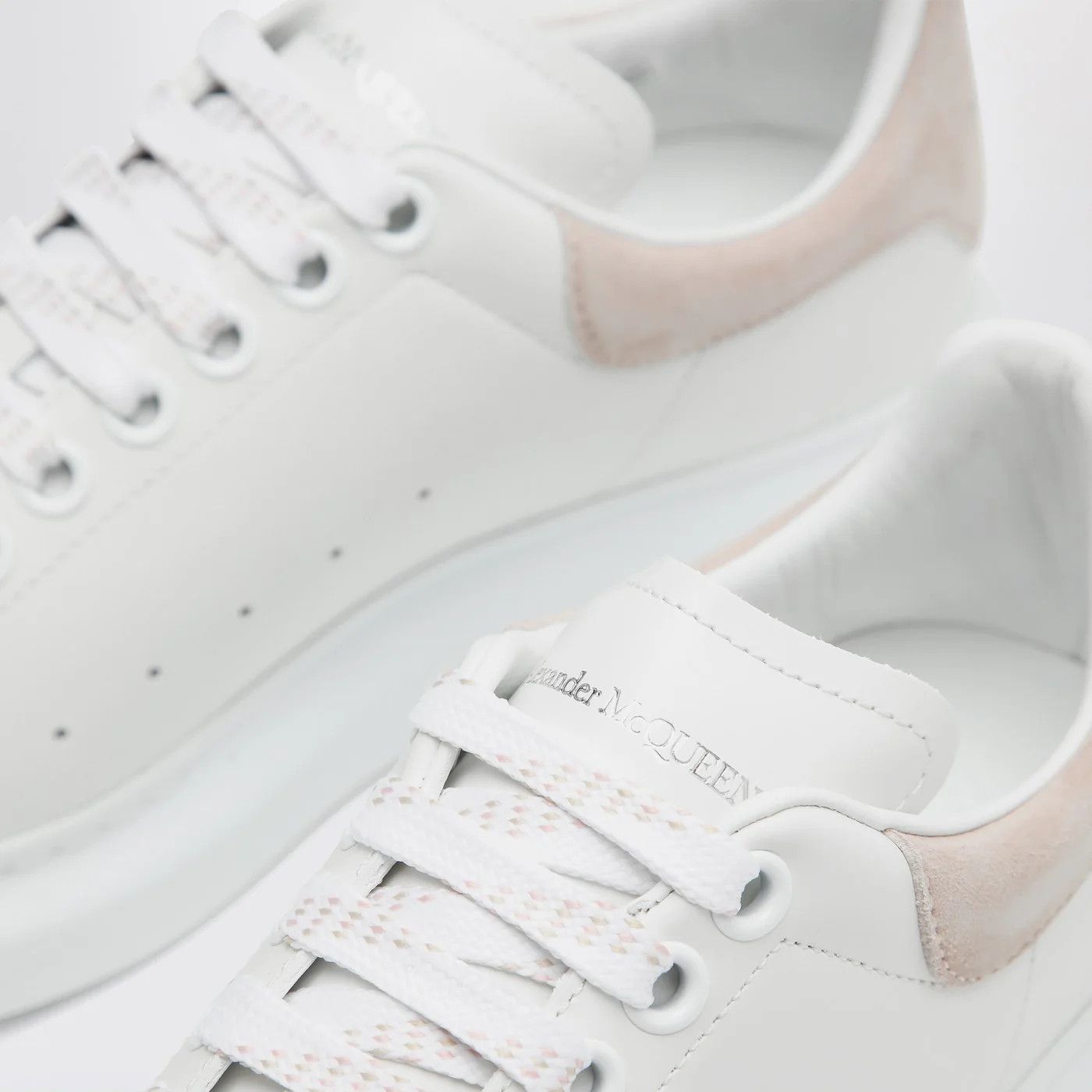 Alexander McQueen o1d2blof0426 Oversize Sneakers in White/Patchouli Size US 9 / IT 39 - 5 Thumbnail