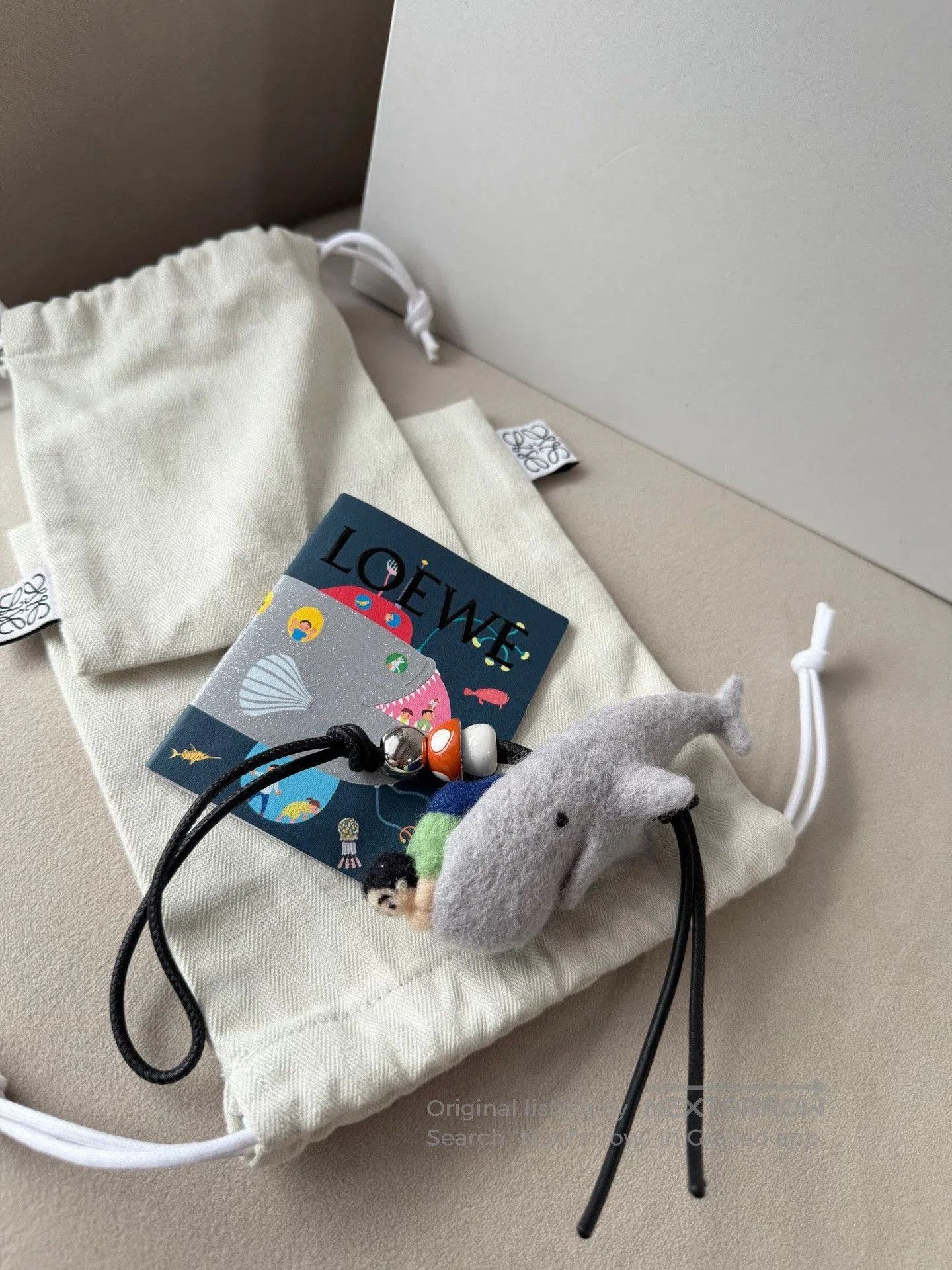 Loewe Loewe x Suna Fujita Whale Bag Charm. Size ONE SIZE - 1 Thumbnail