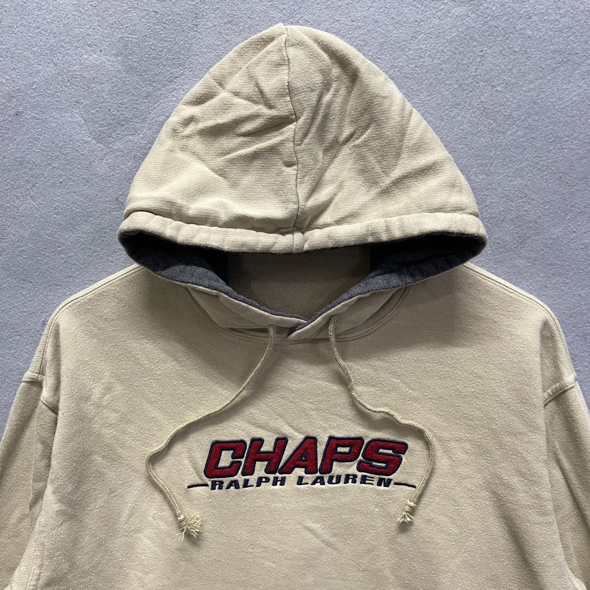 Chaps Ralph Lauren Chaps Ralph Lauren Hooded Sweatshirt (Beige) Size US M / EU 48-50 / 2 - 2 Thumbnail