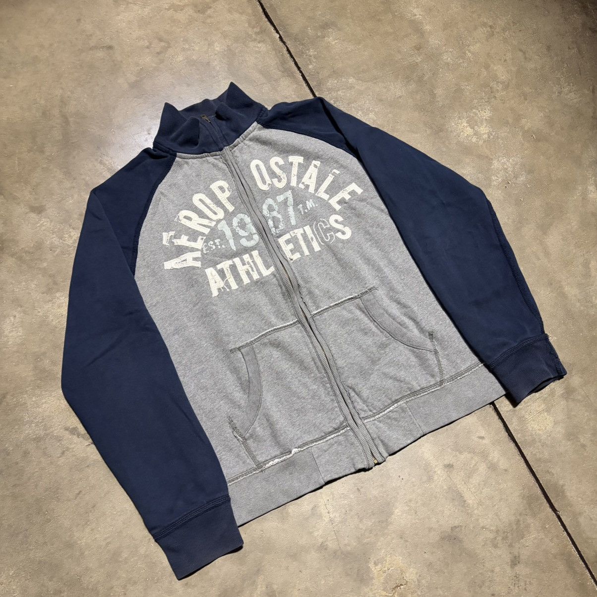Aeropostale Vintage Aeropostale Track Jacket Zip Up Sweatshirt Athletic Size US M / EU 48-50 / 2 - 2 Thumbnail