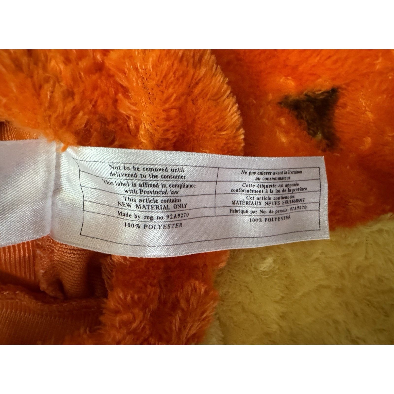 Disney Disney Tigger Costume Plush XXS Orange Striped w/ Mittens Size ONE SIZE - 7 Thumbnail